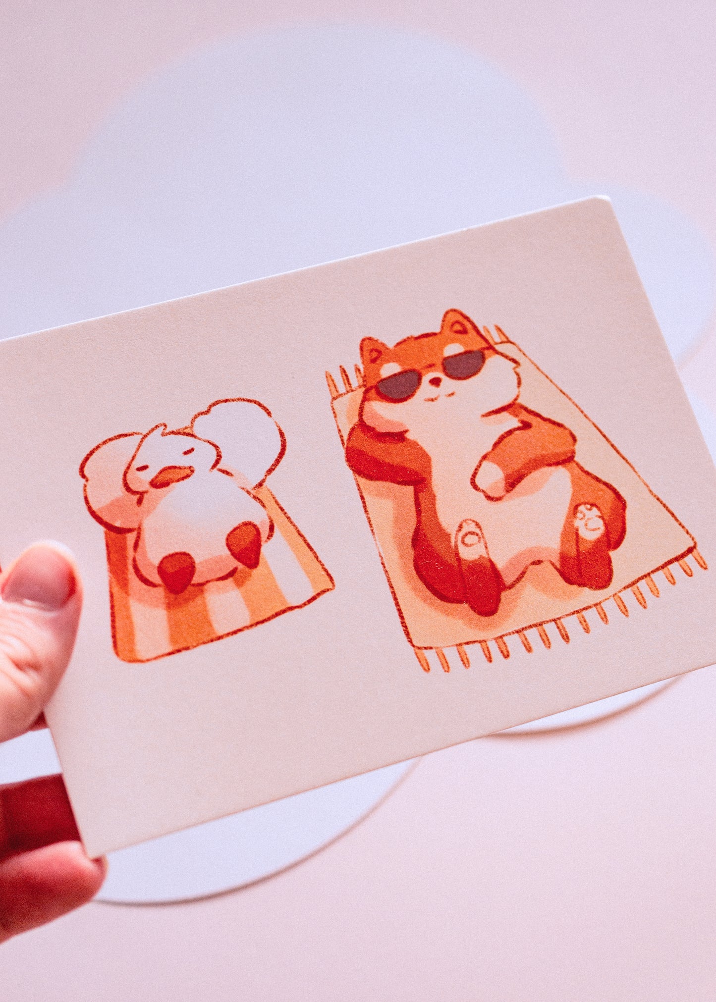 Mini prints - Duck in the bag