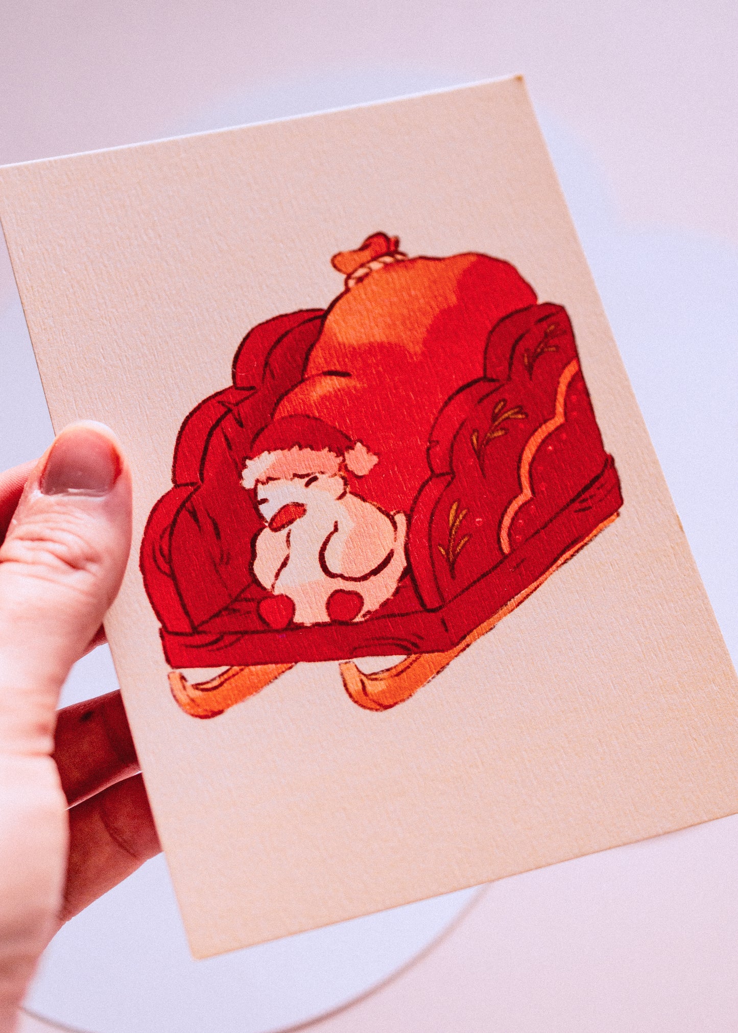 Mini prints - Duck in the bag