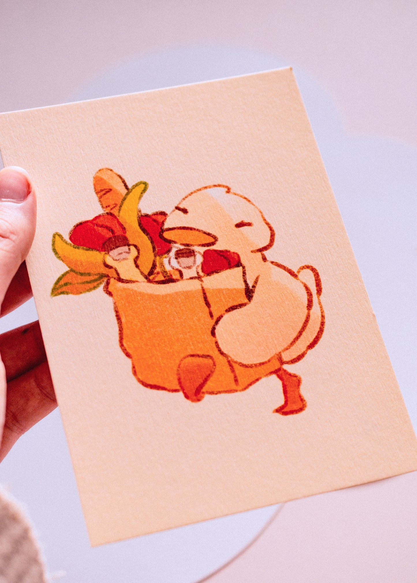 Mini prints - Duck in the bag