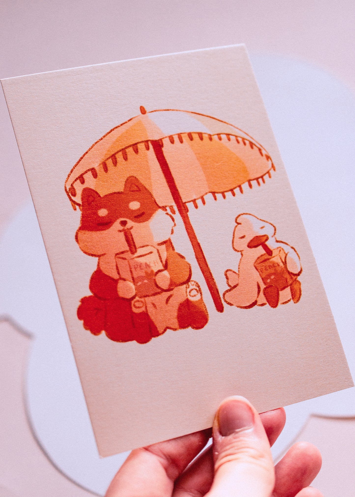 Mini prints - Duck in the bag
