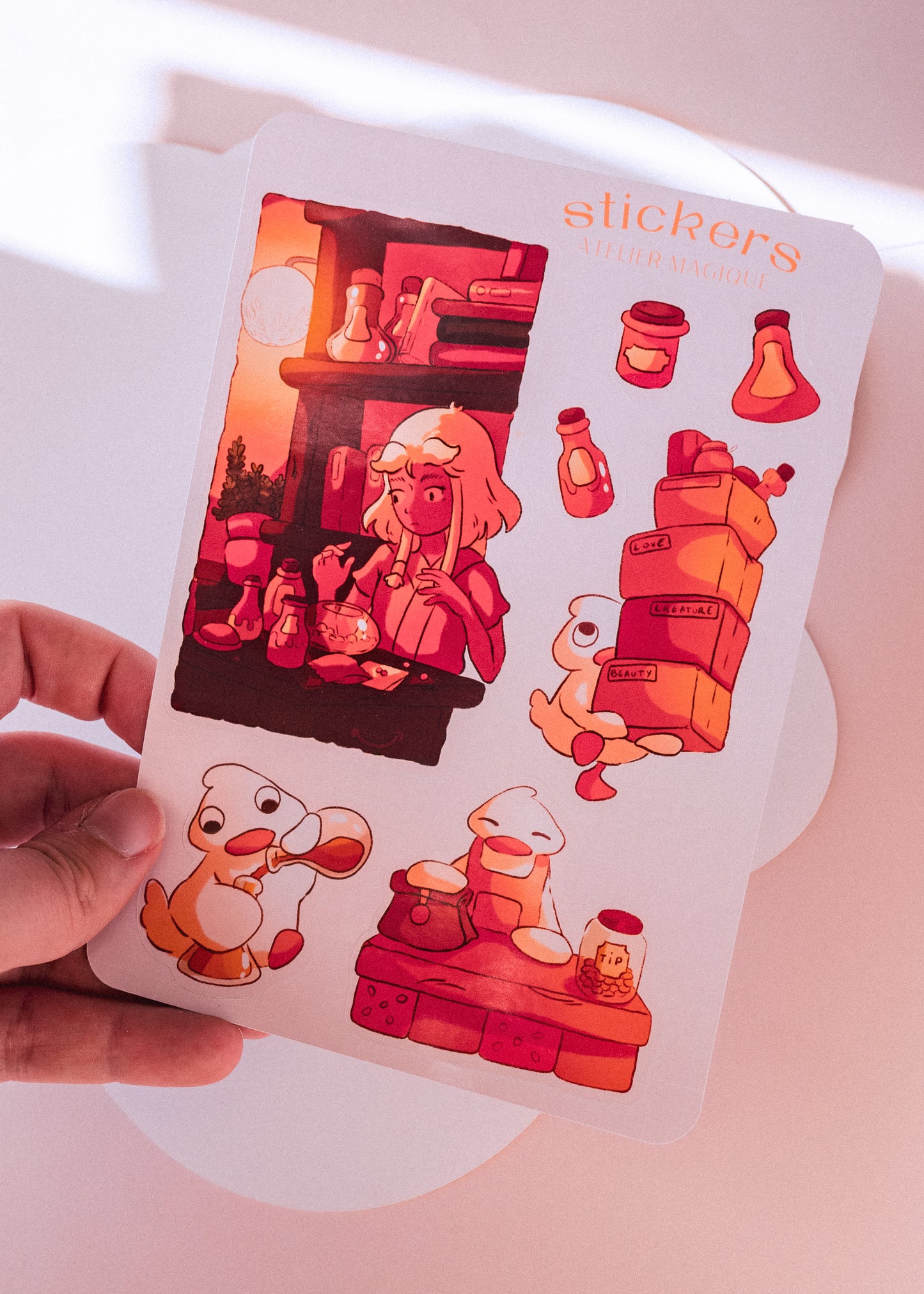 Feuille de stickers - Atelier magique