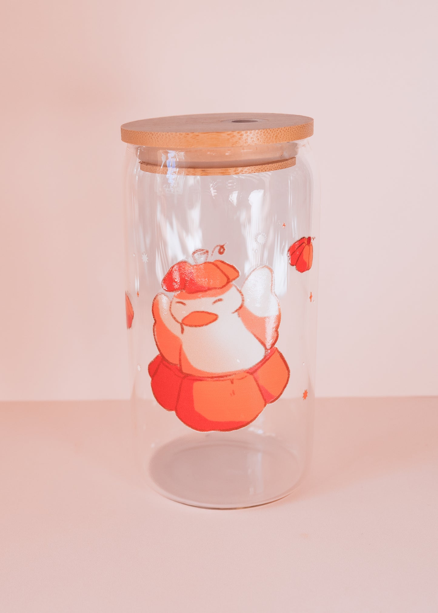 Verre - Canard citrouille