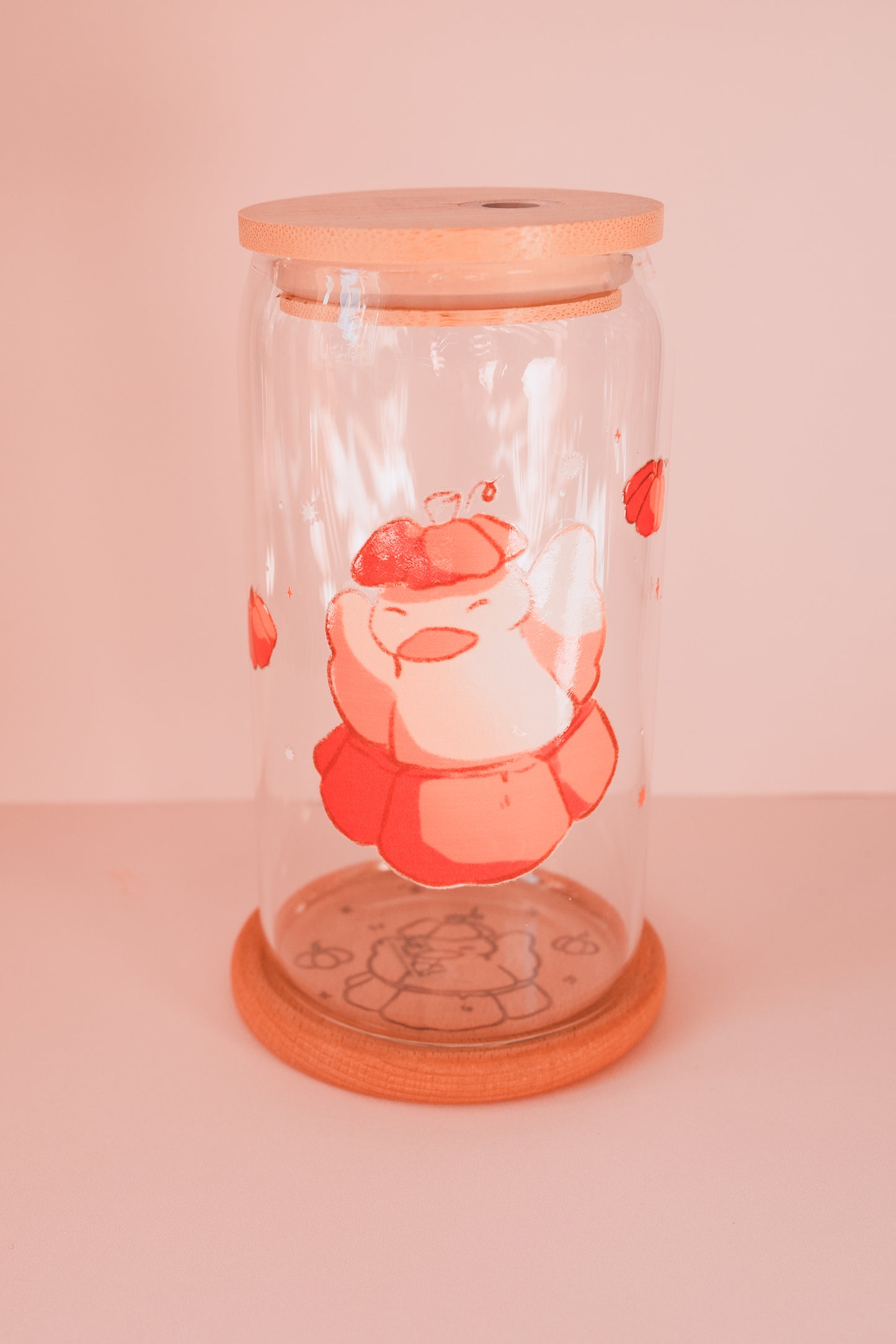 Duo verre & dessous de verre - Pumpkin