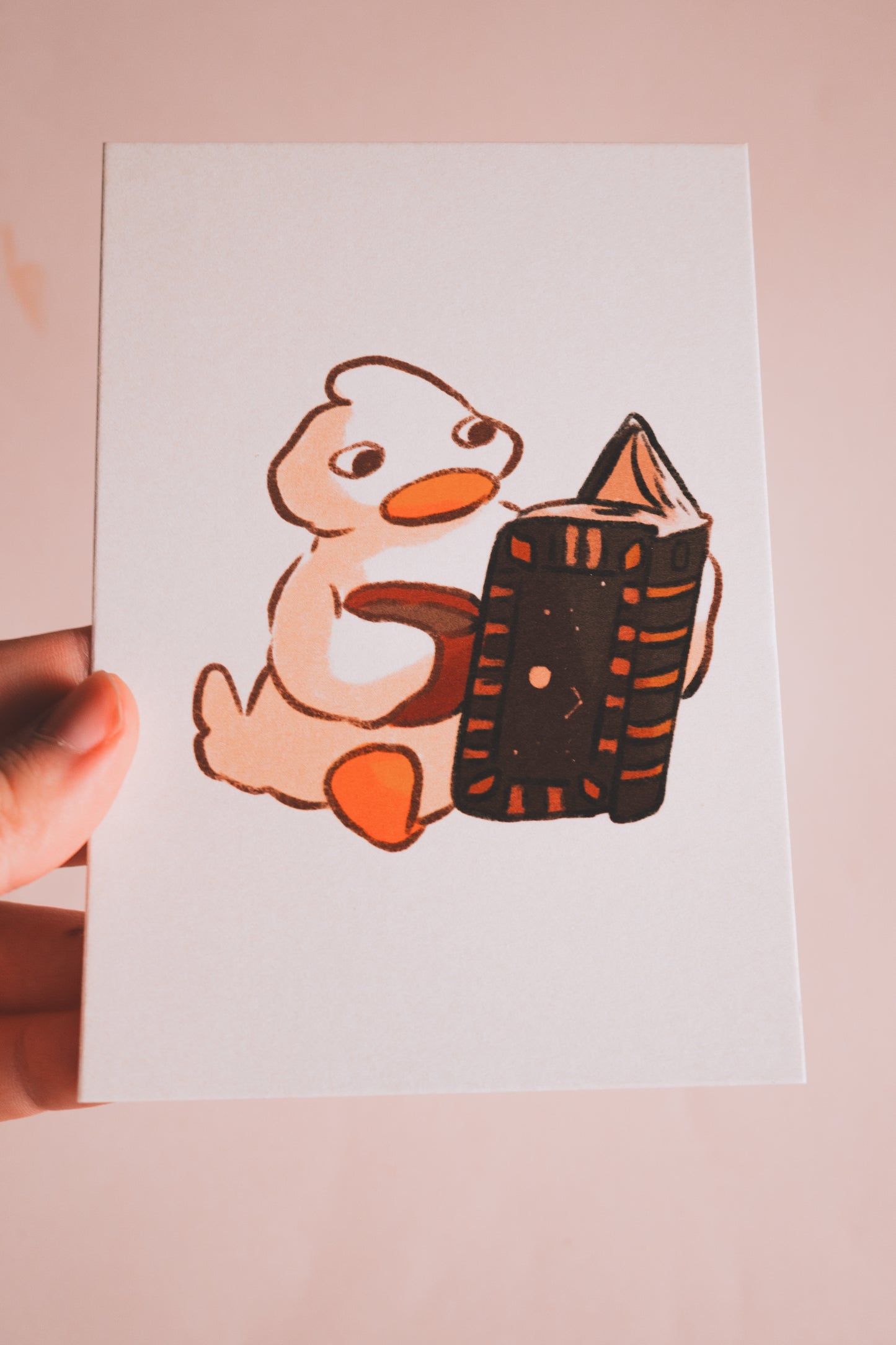 Mini prints - Duck in the bag