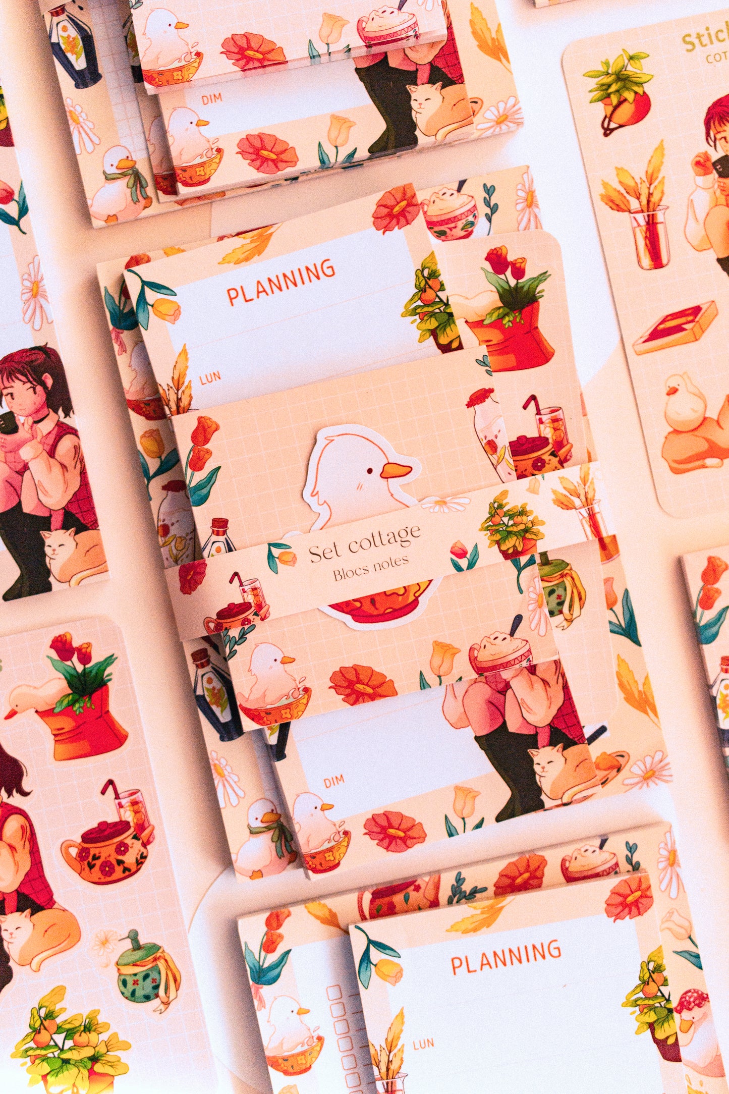 Notepad set - Cottage