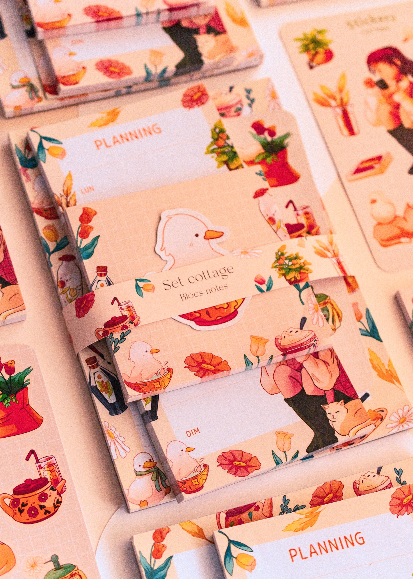 Notepad set - Cottage