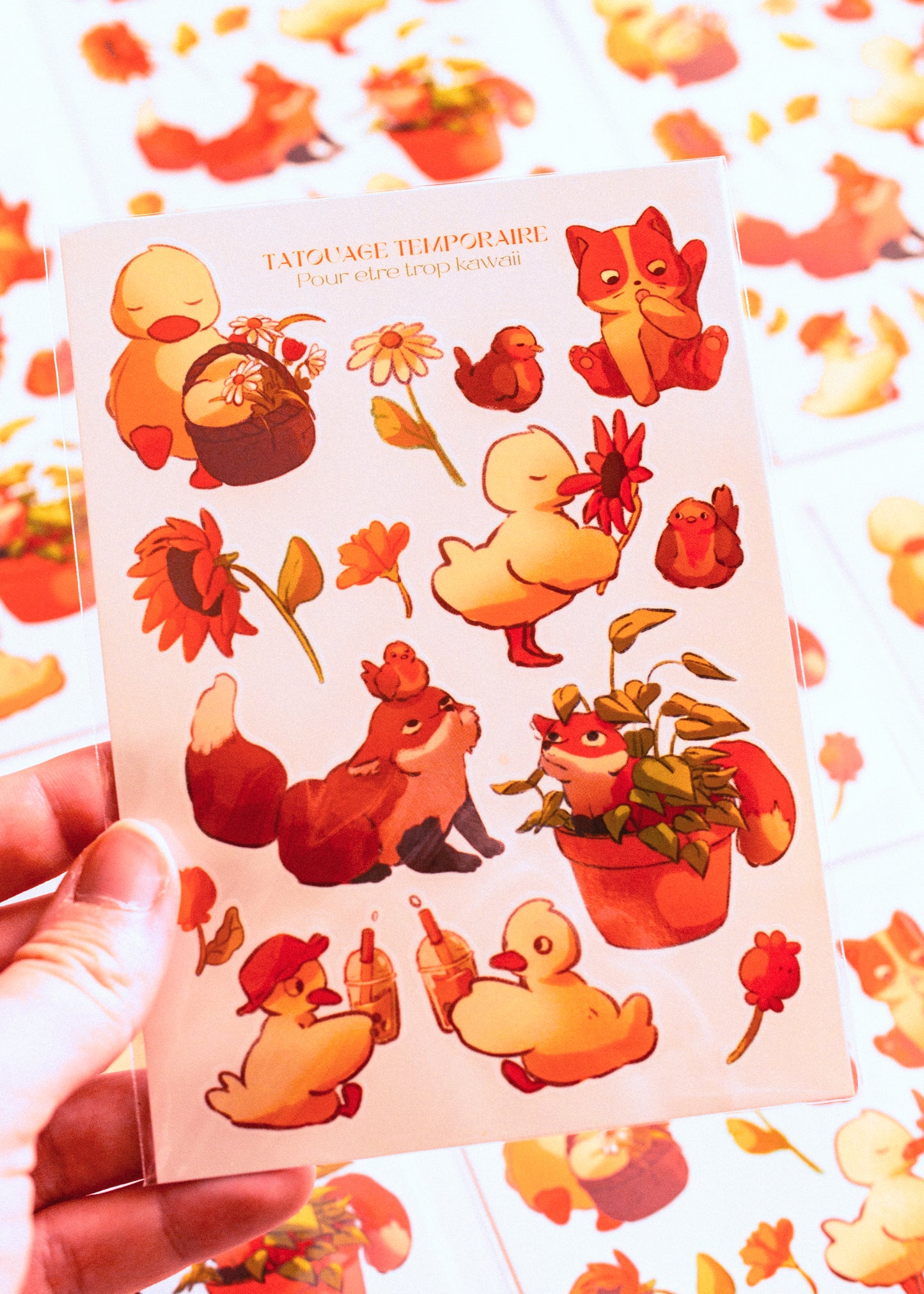 Temporary tattoo - Spring