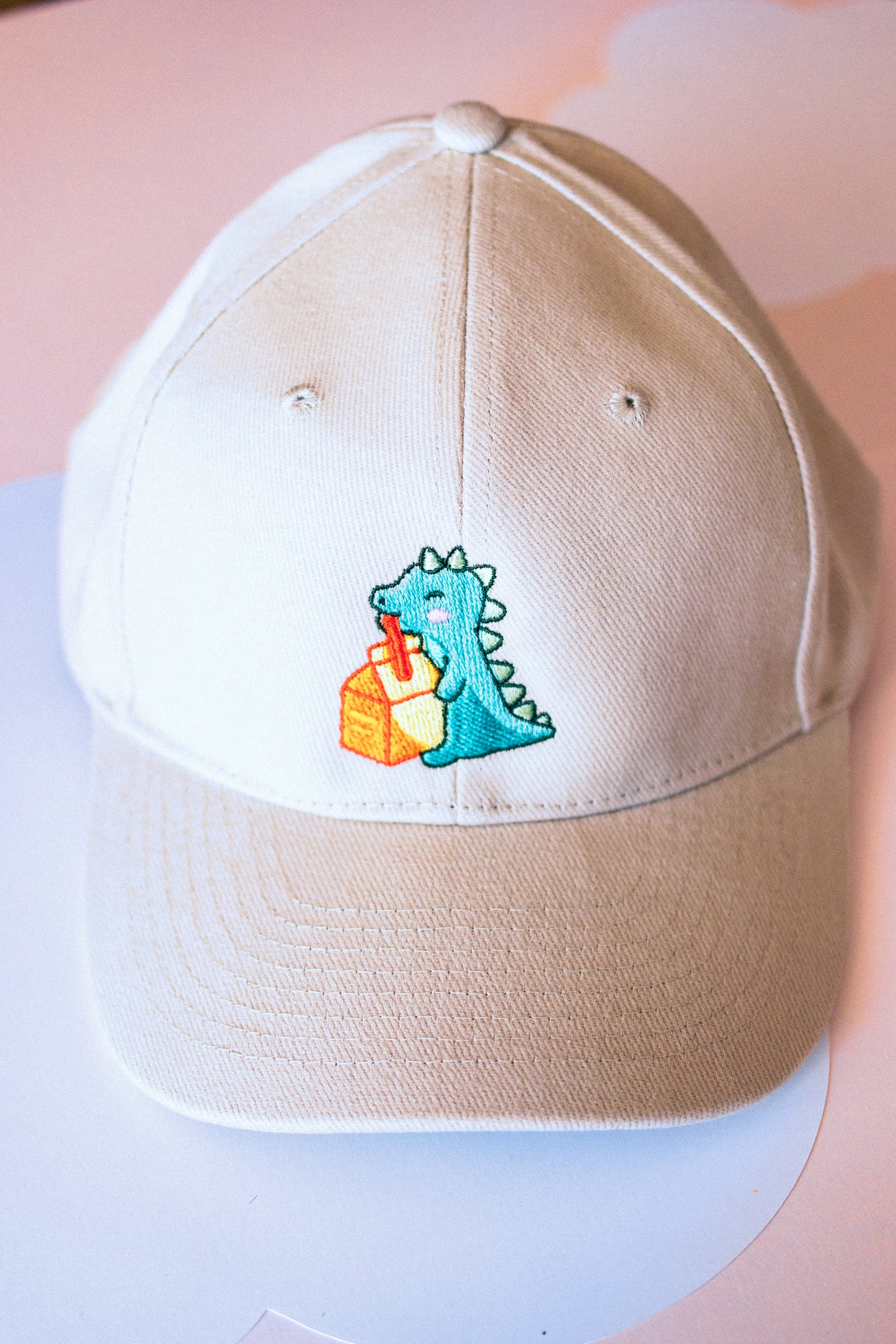 Cap - Dino with his juice