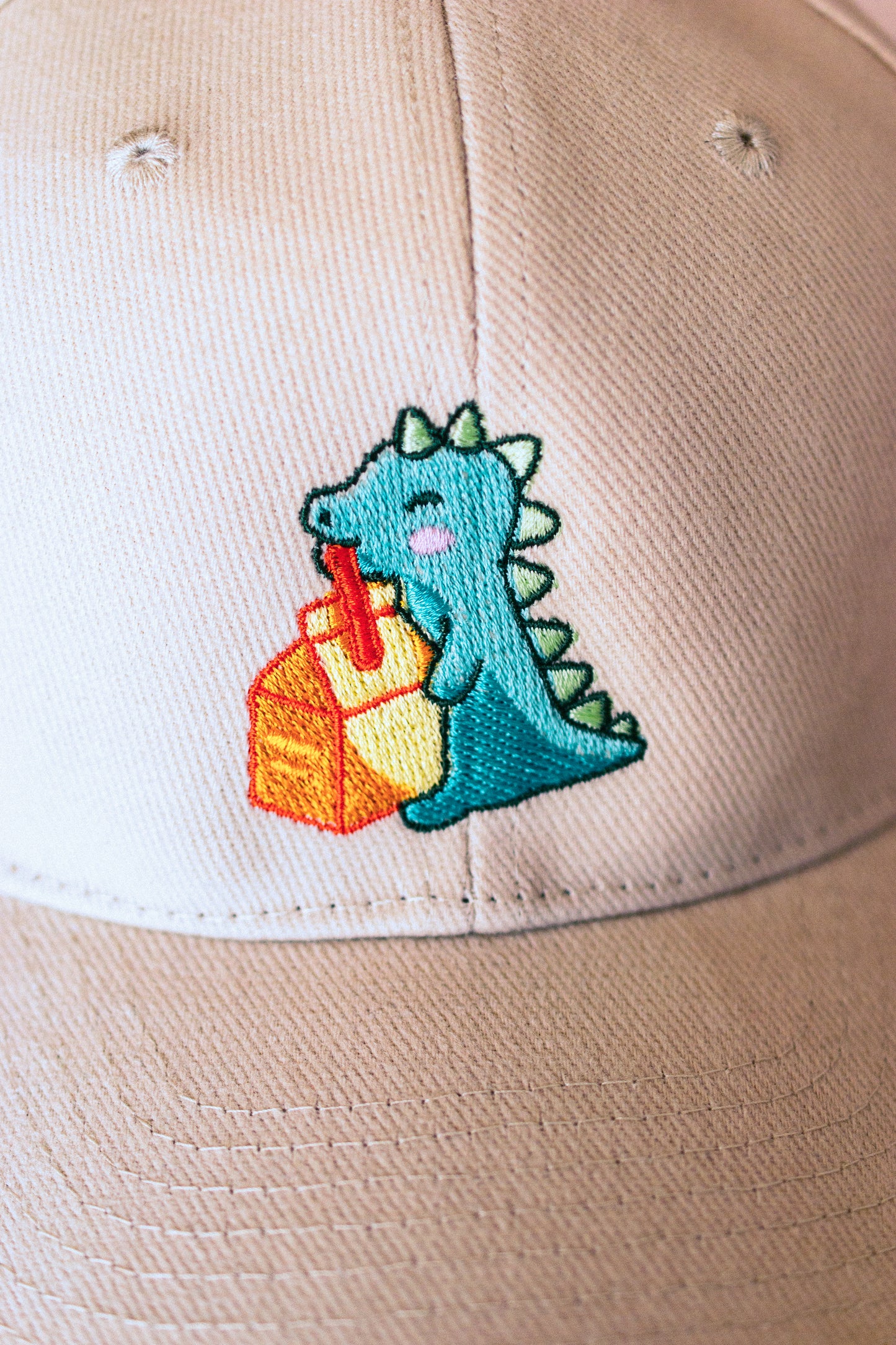 Cap - Dino with his juice