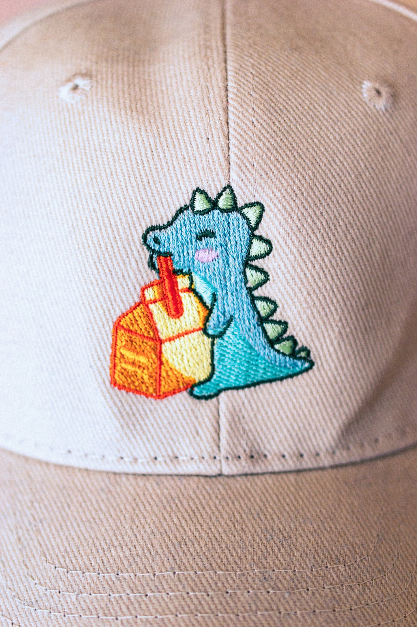 Cap - Dino with his juice