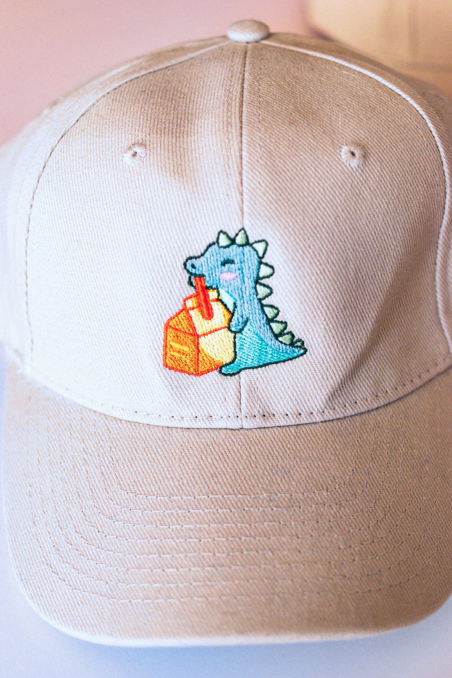 Cap - Dino with his juice