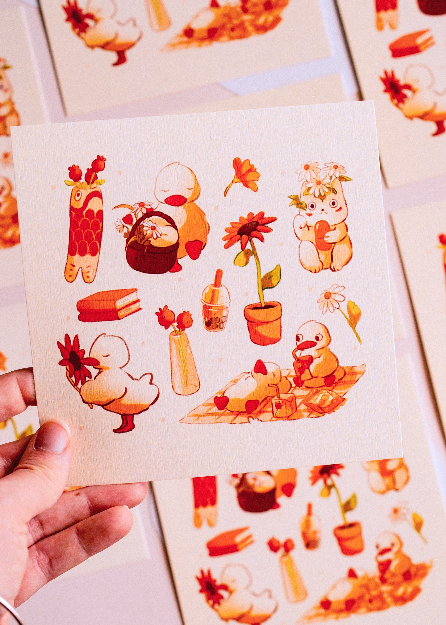Print - Spring Ducks