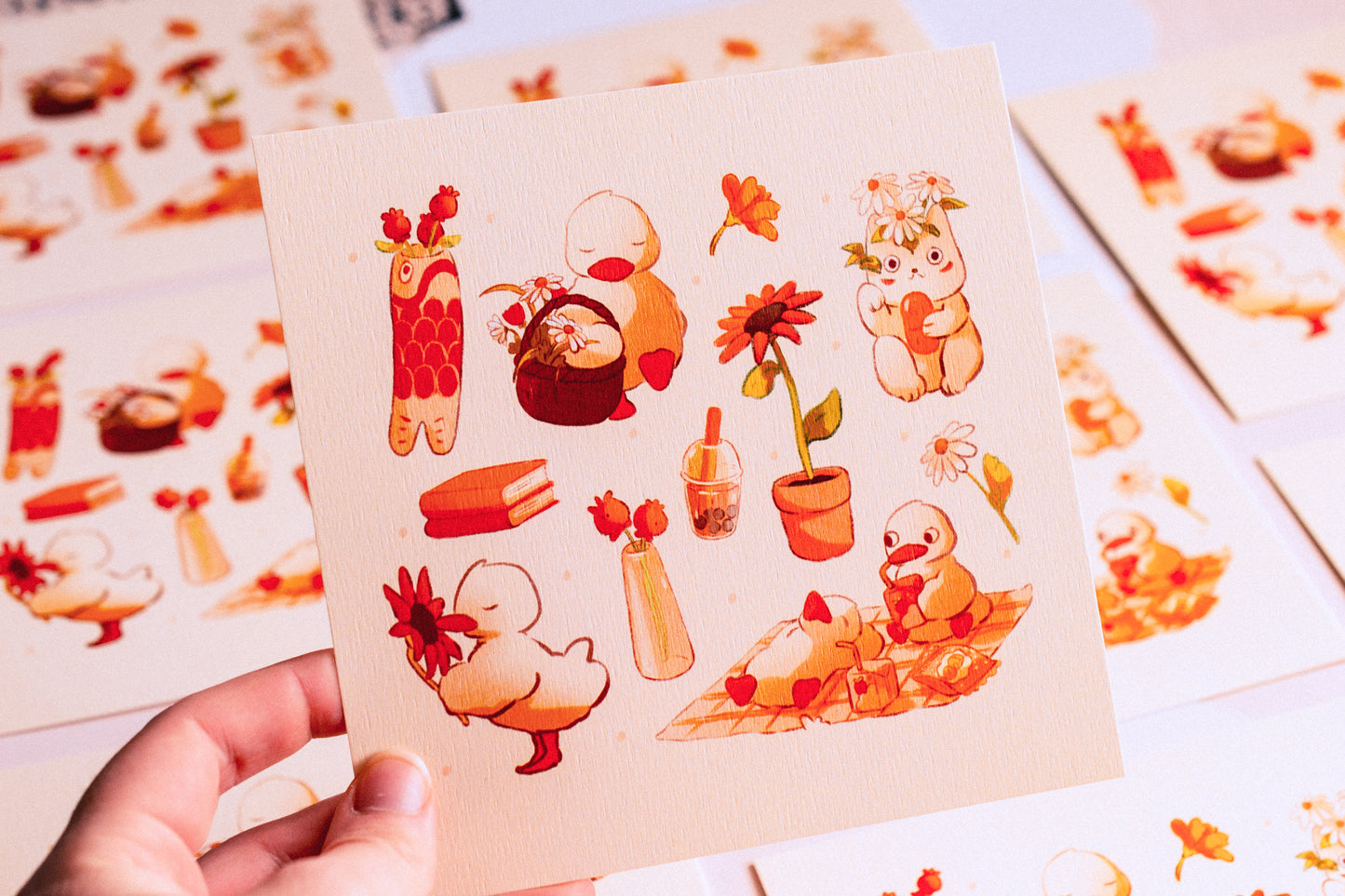 Print - Spring Ducks