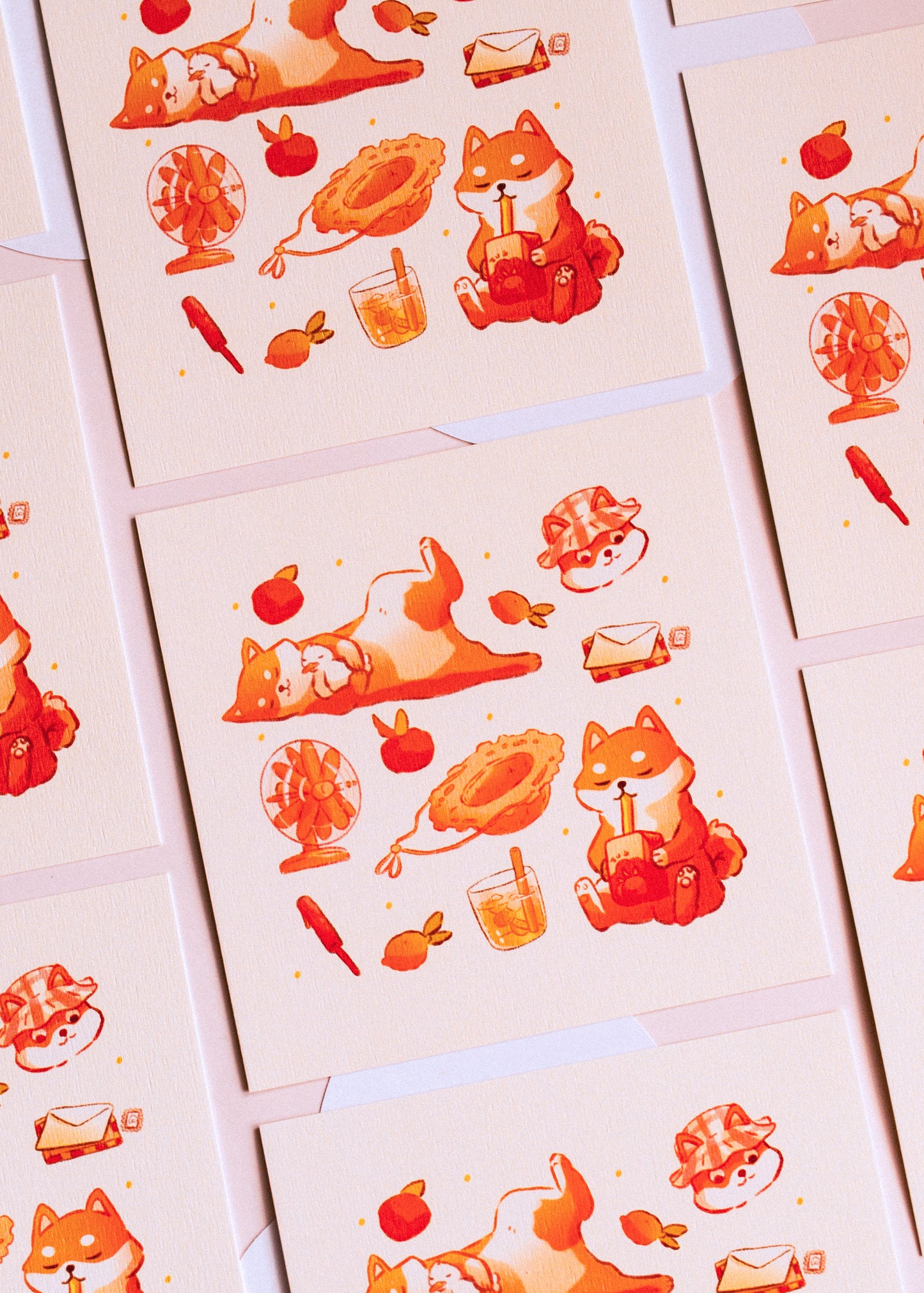 Print - Summer Shibas