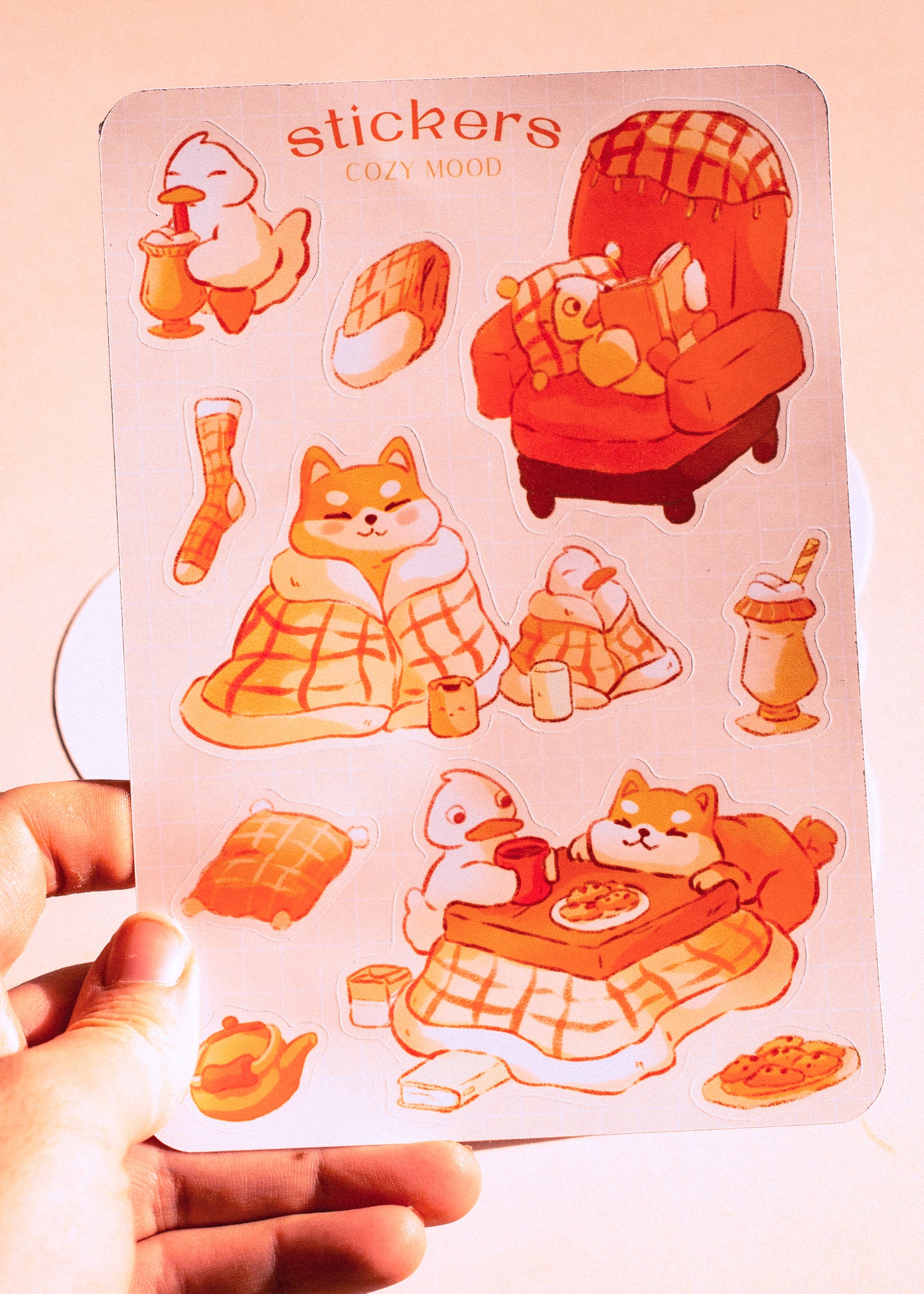 Feuille de stickers - Cozy mood