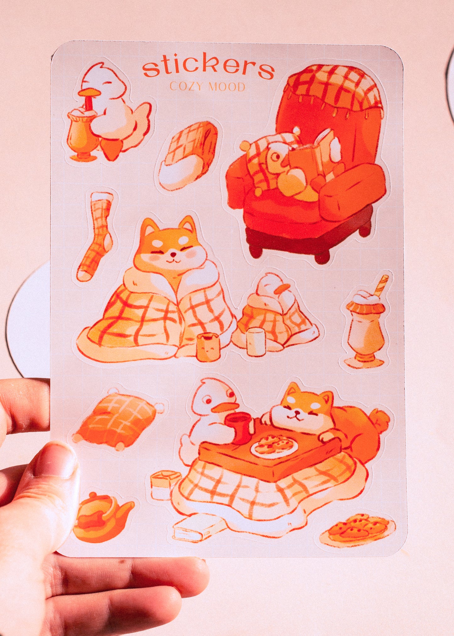 Feuille de stickers - Cozy mood