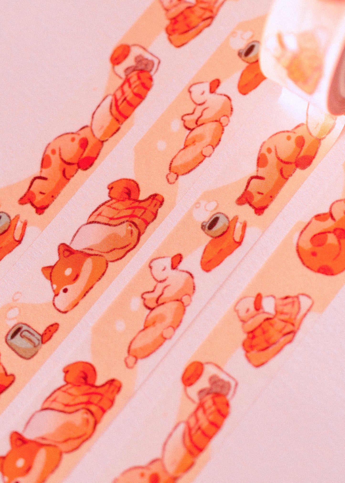 Washi tape - Sleeping animals