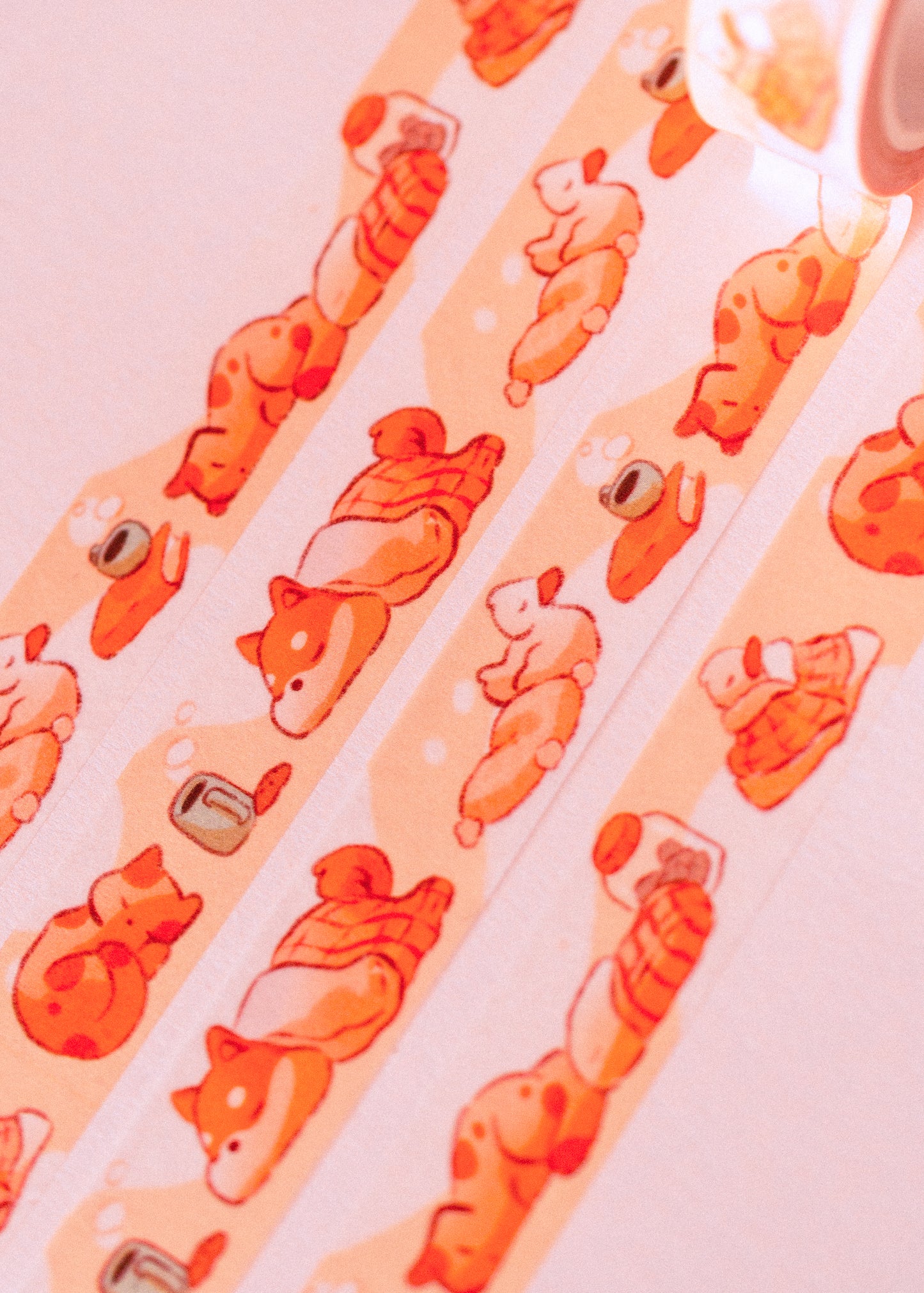 Washi tape - Sleeping animals