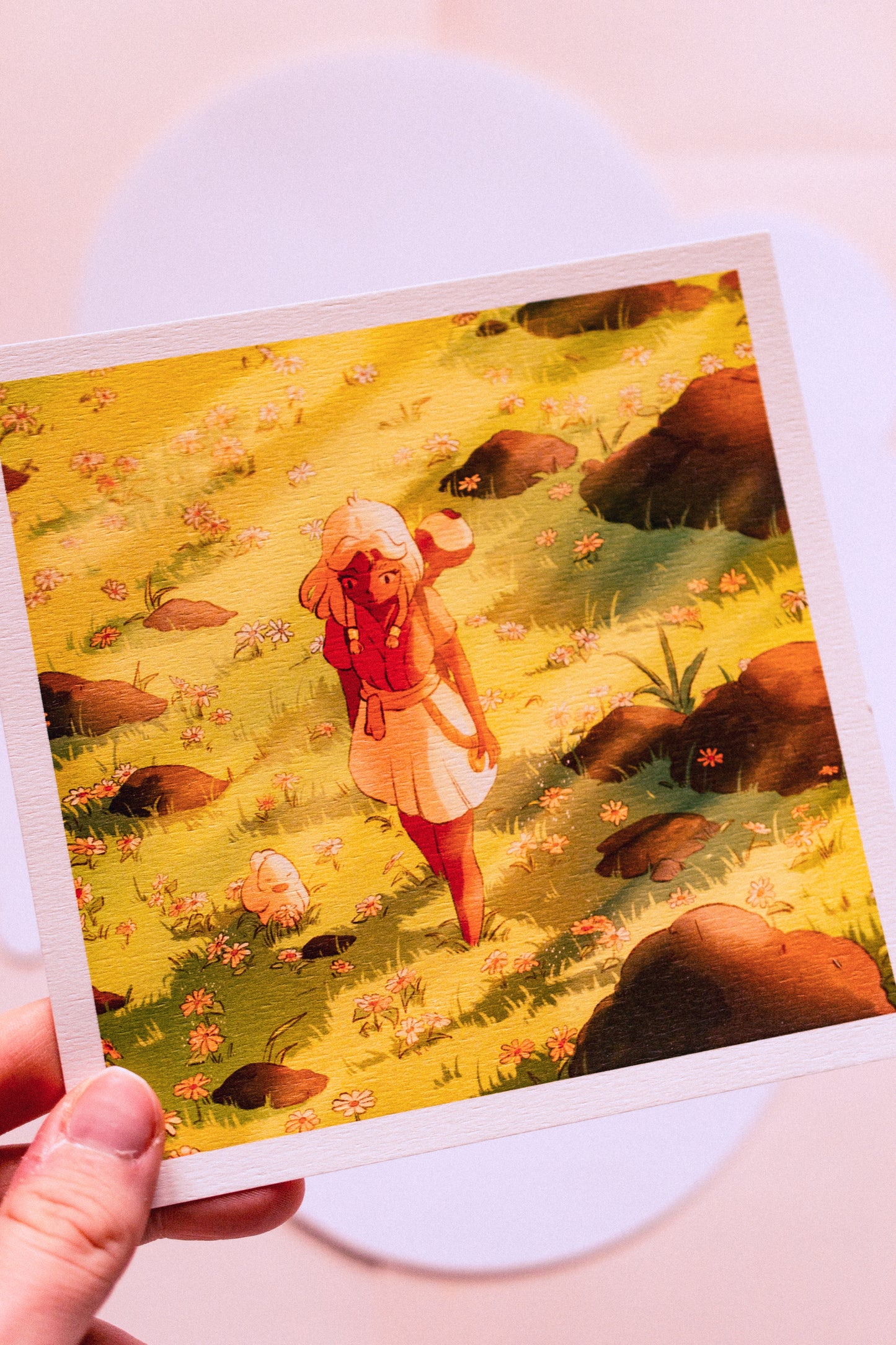 Print - Walking in the grass