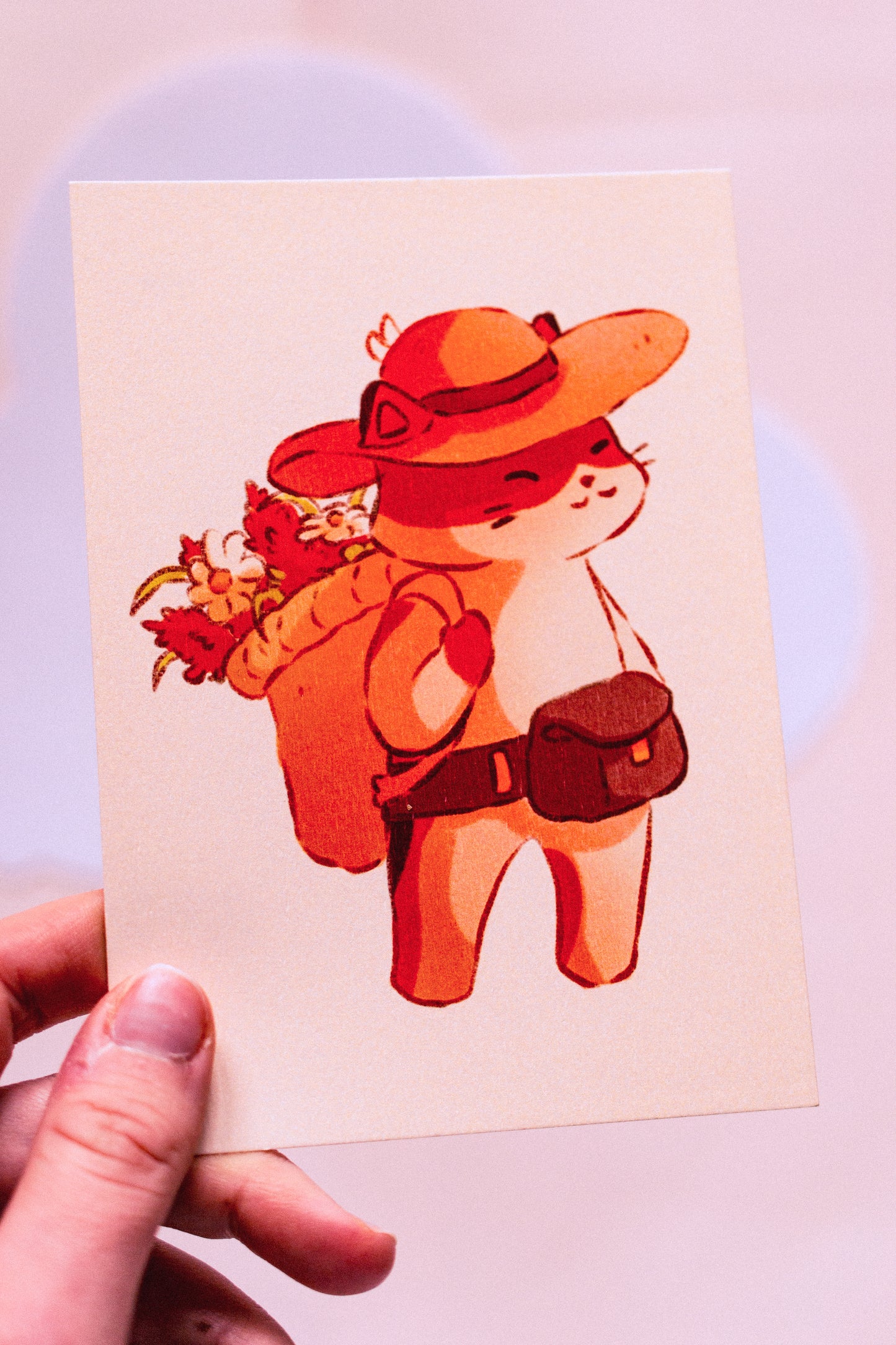 Mini prints - Spring cat