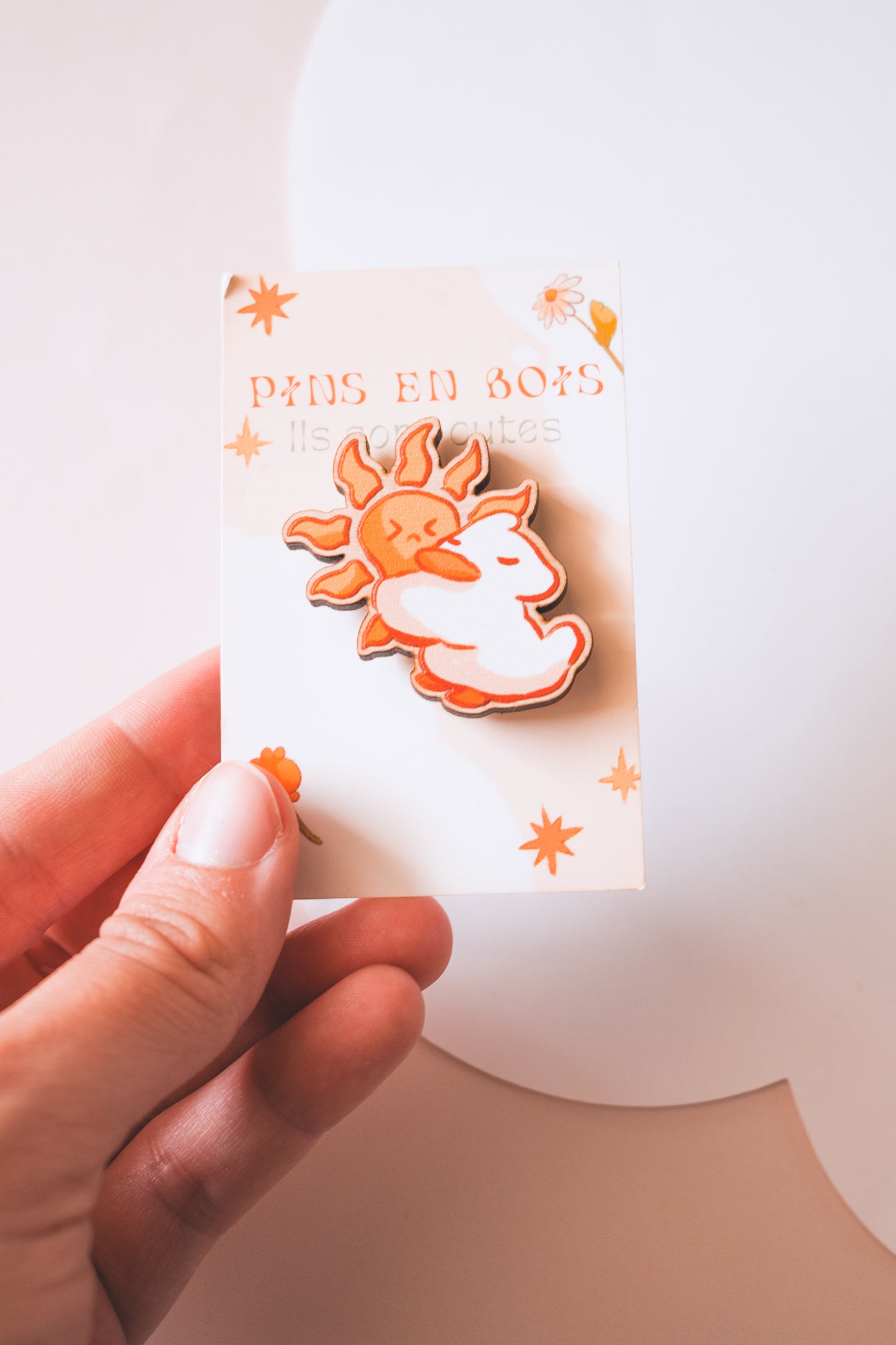 Wooden pins - Bubble tea duck
