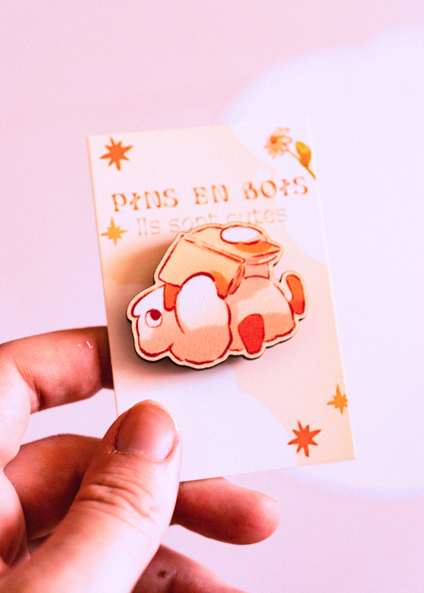 Wooden pins - Bubble tea duck