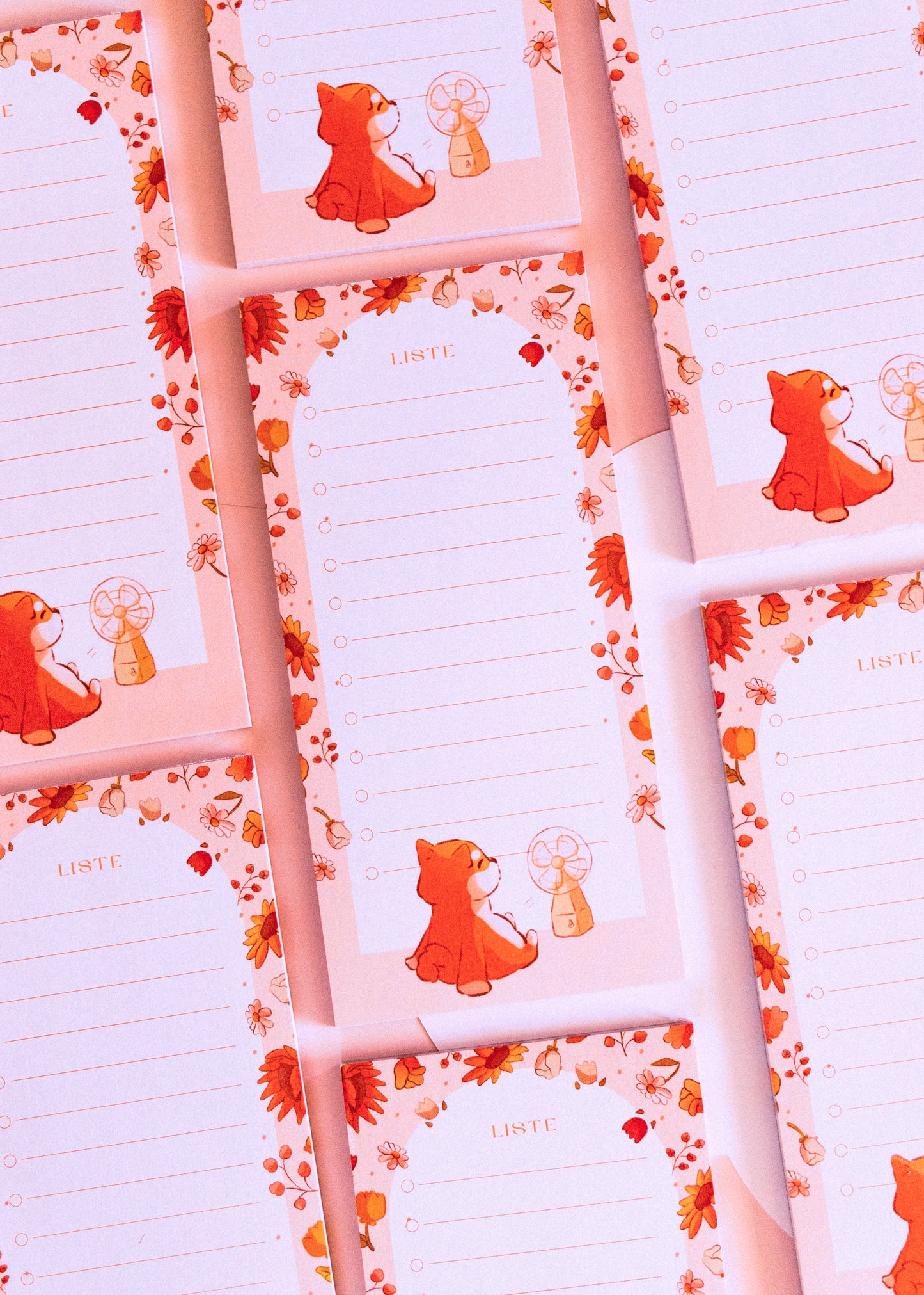 Long notepad - Spring ducks