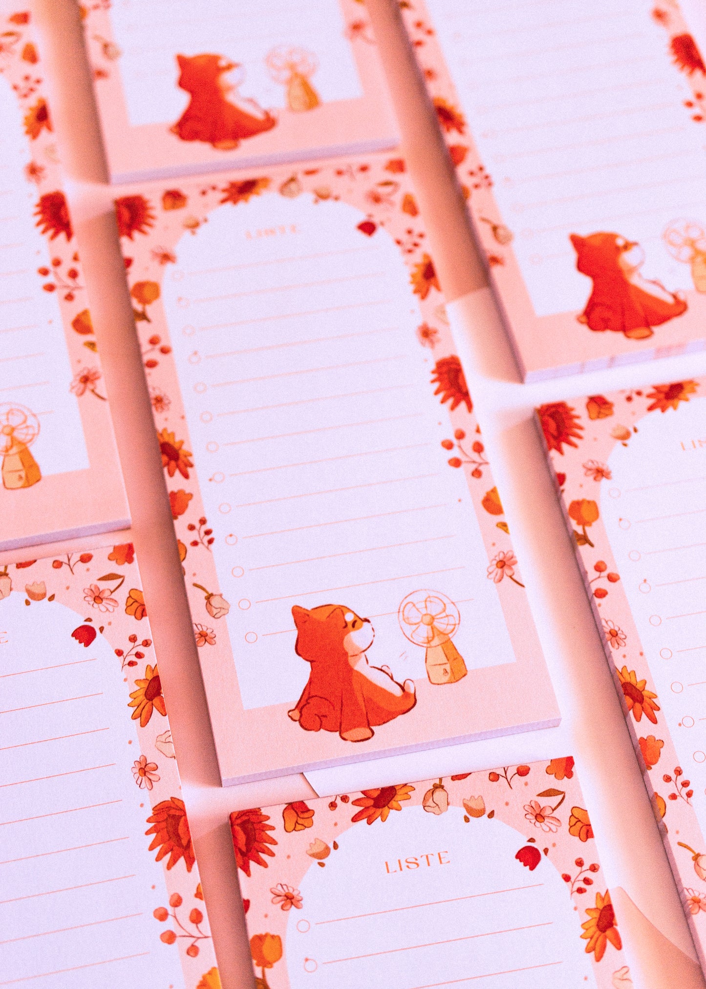 Long notepad - Spring ducks