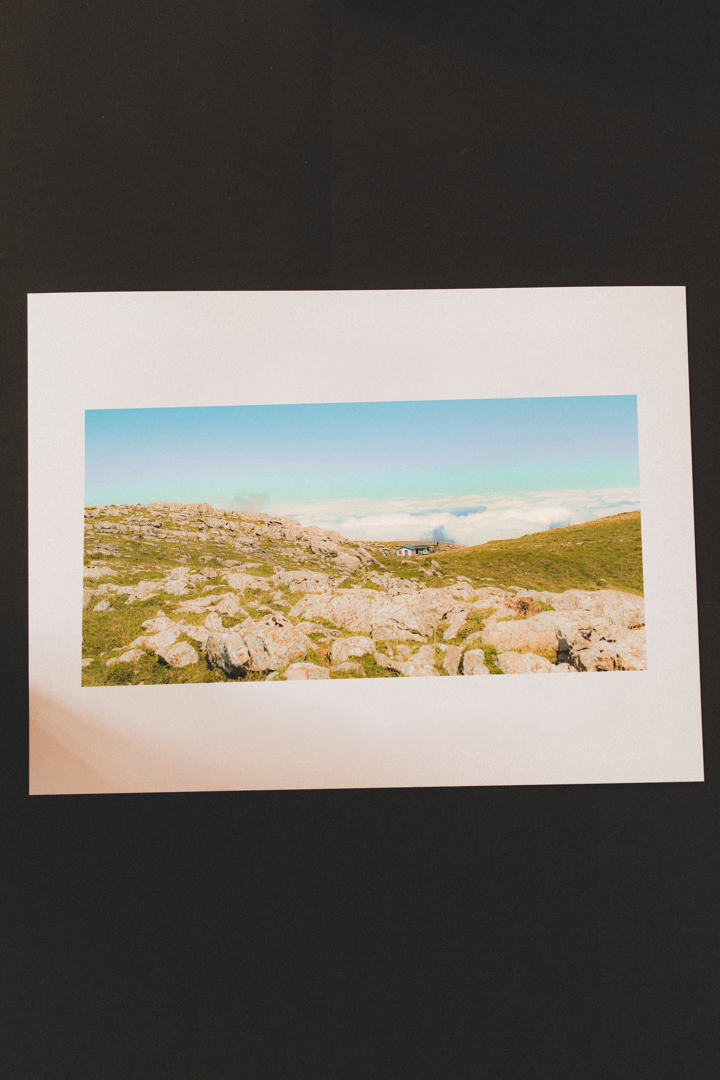 Tirage - Nuage sous les montagnes
