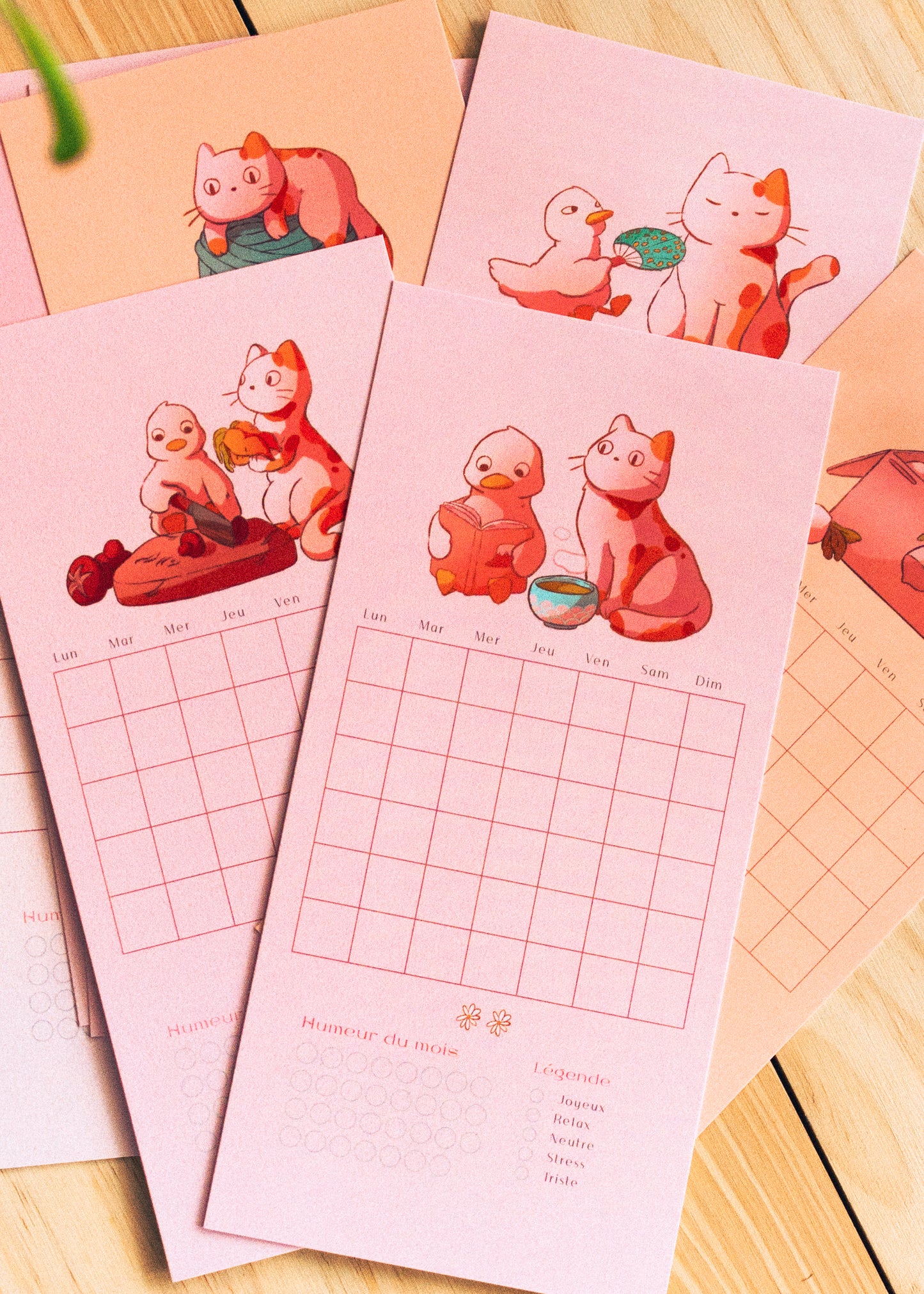 Calendar cards