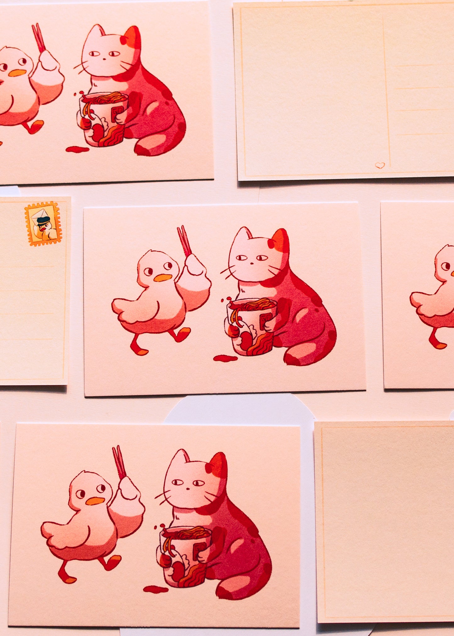 Mini prints - Noodle thief duck