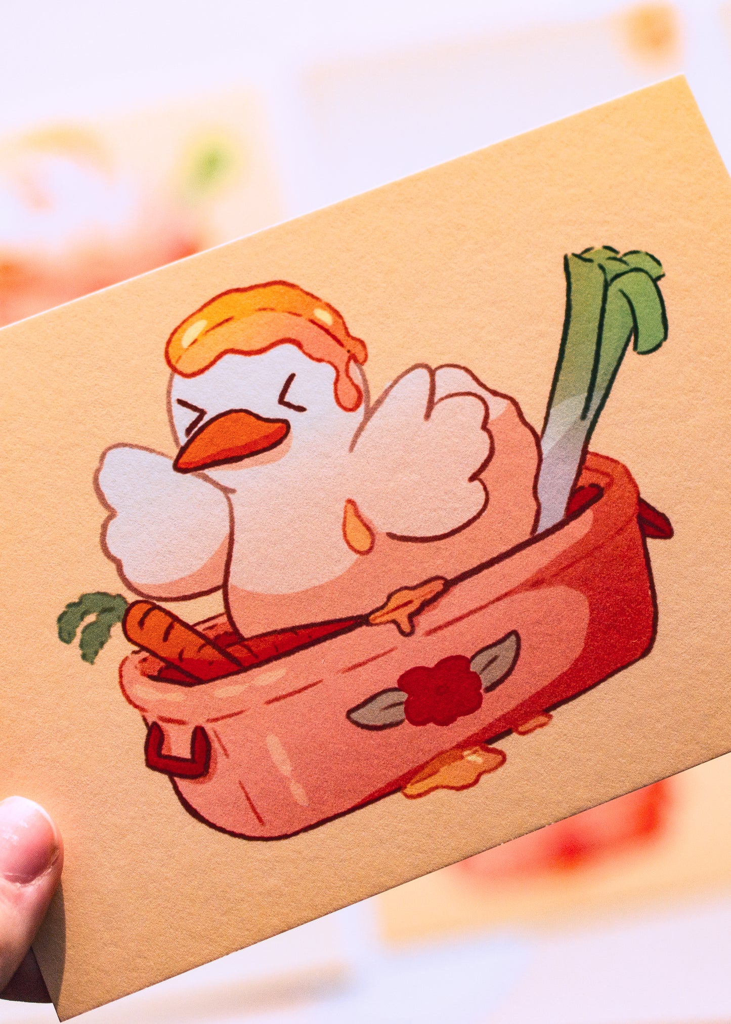 Minis prints - Canard dans un plat