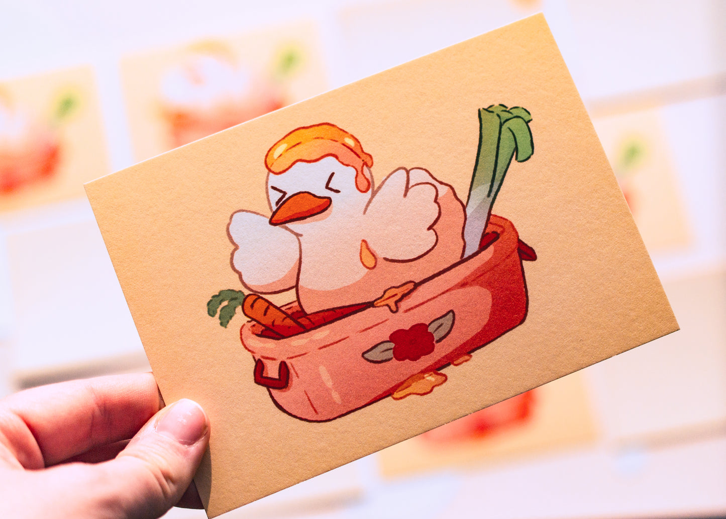 Minis prints - Canard dans un plat