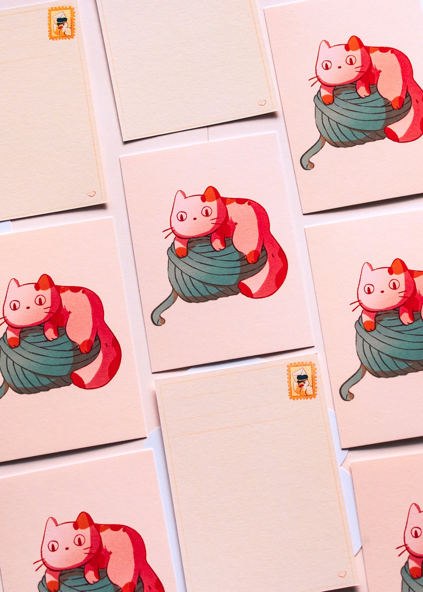 Mini prints - Cat ball of wool