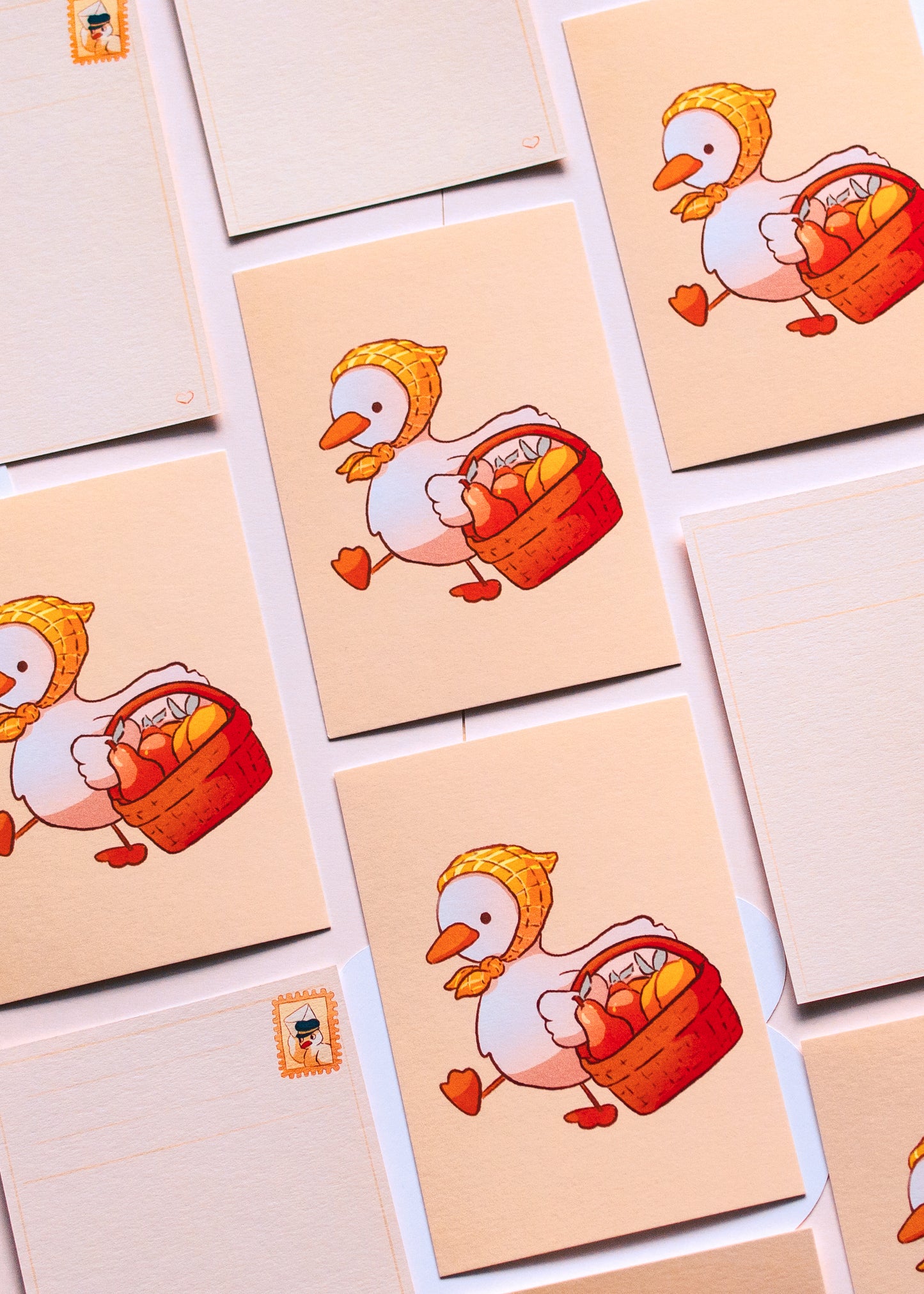 Mini prints - Duck doing his shopping