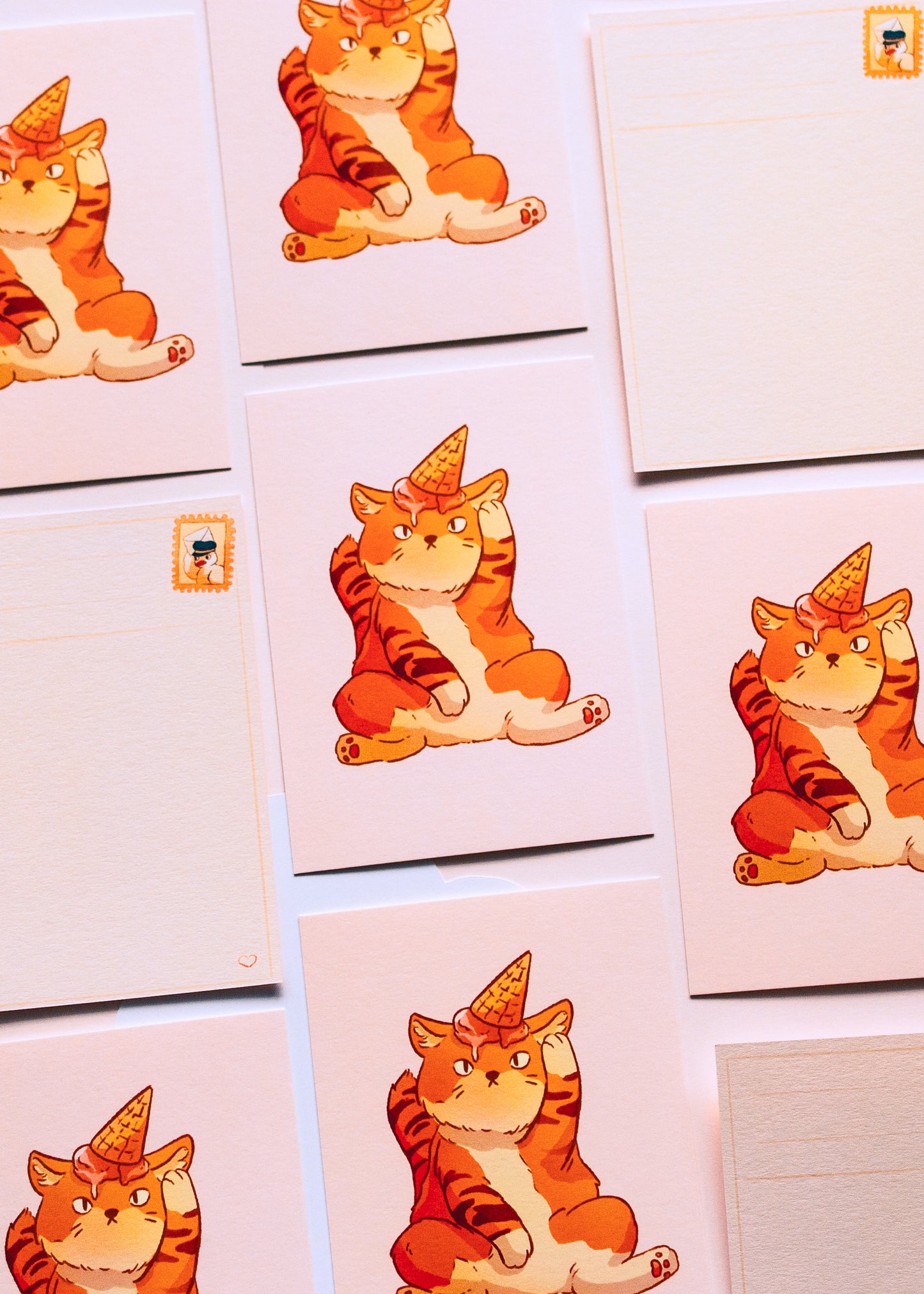 Mini prints - Ice cream cat