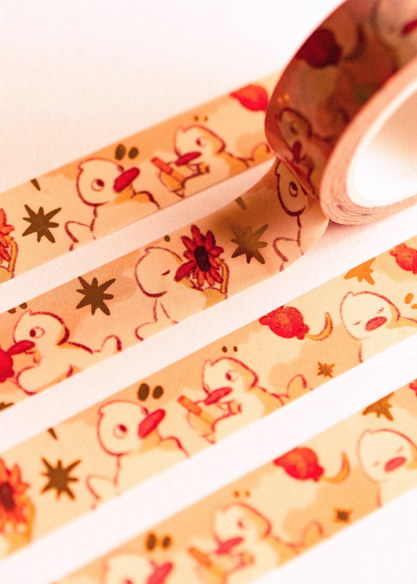 Washi tape - Spring ducks
