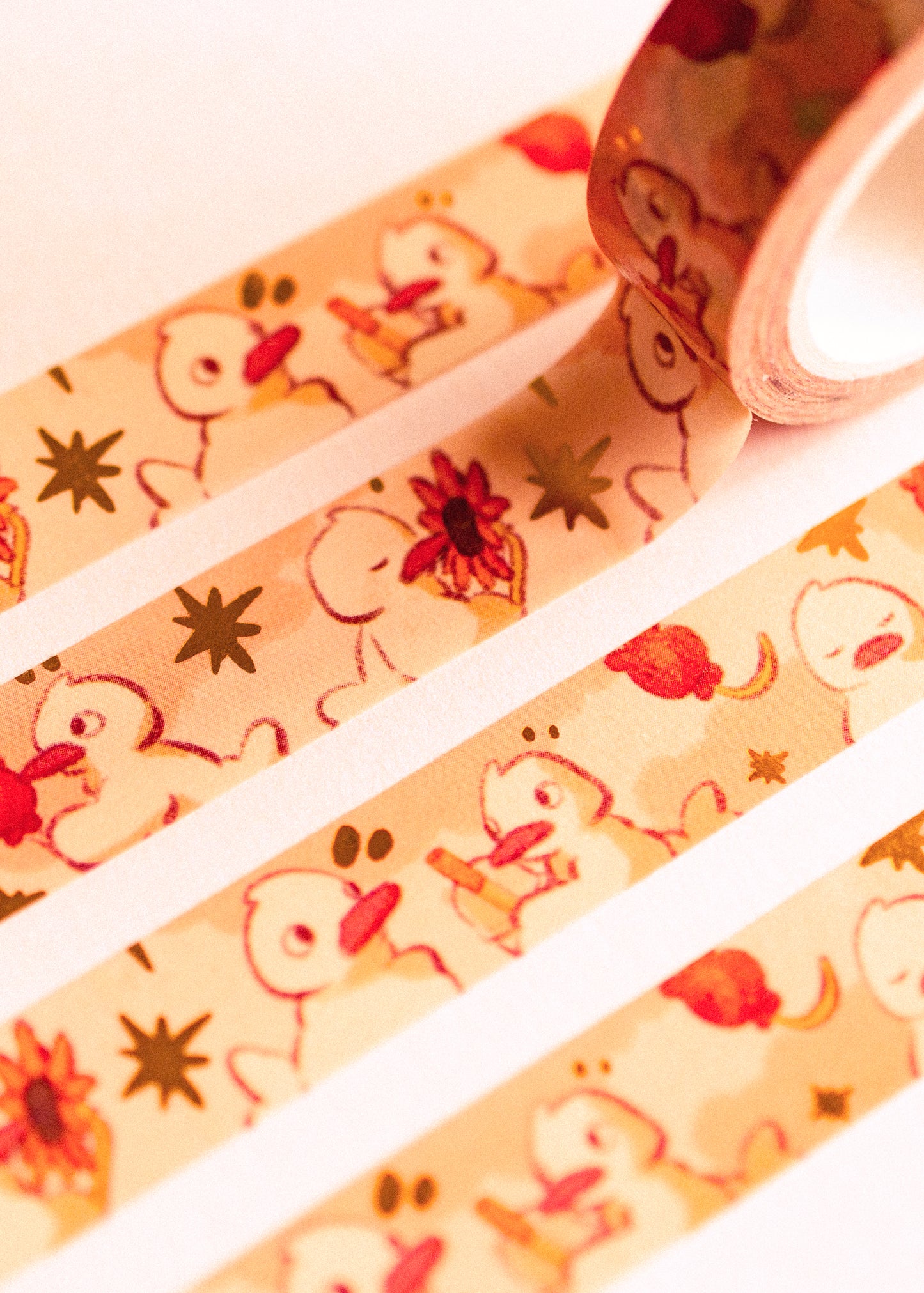 Washi tape - Spring ducks