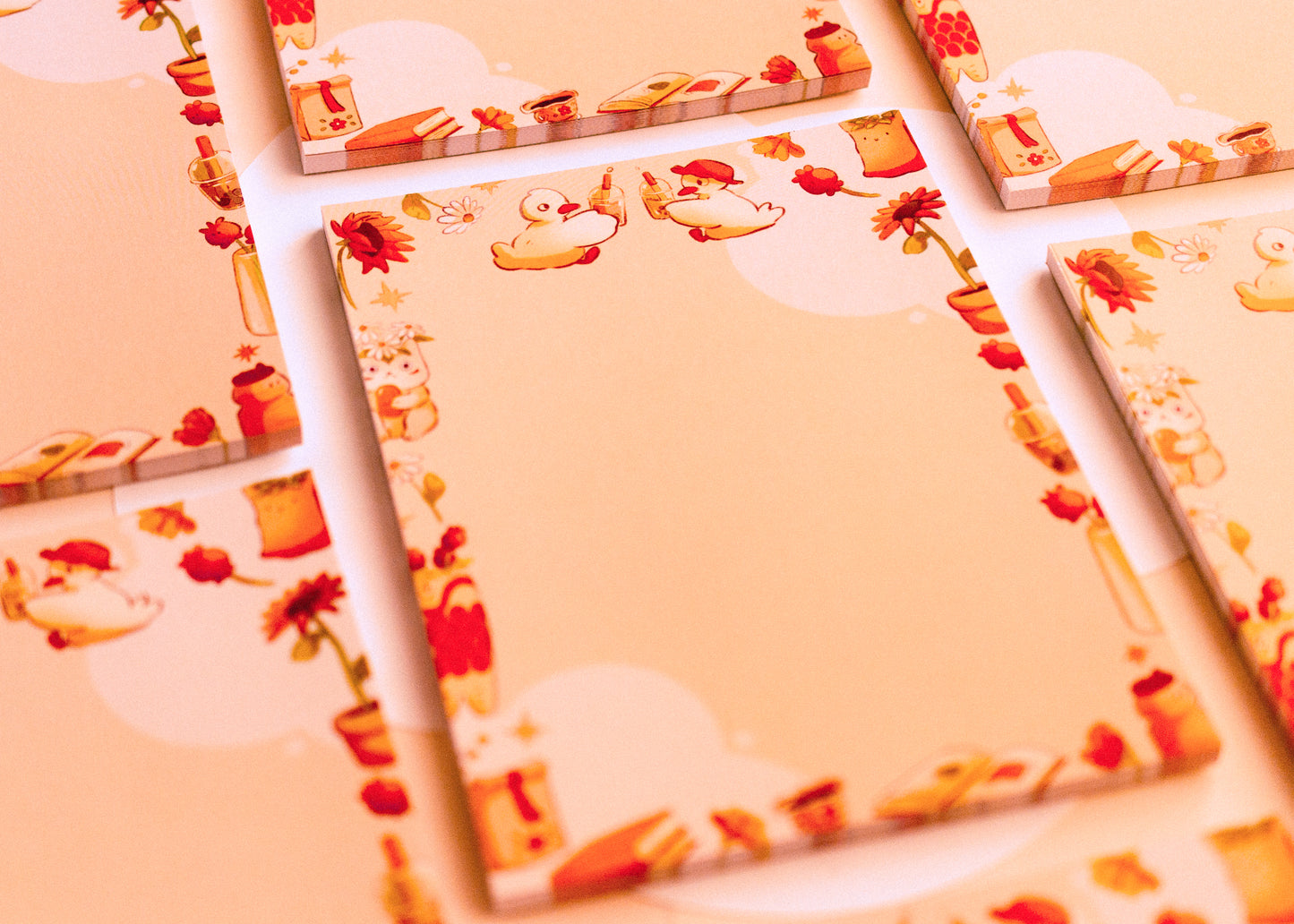 A5 notepad - Spring ducks