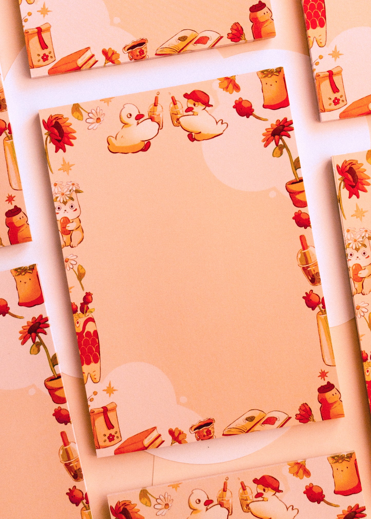 A5 notepad - Spring ducks