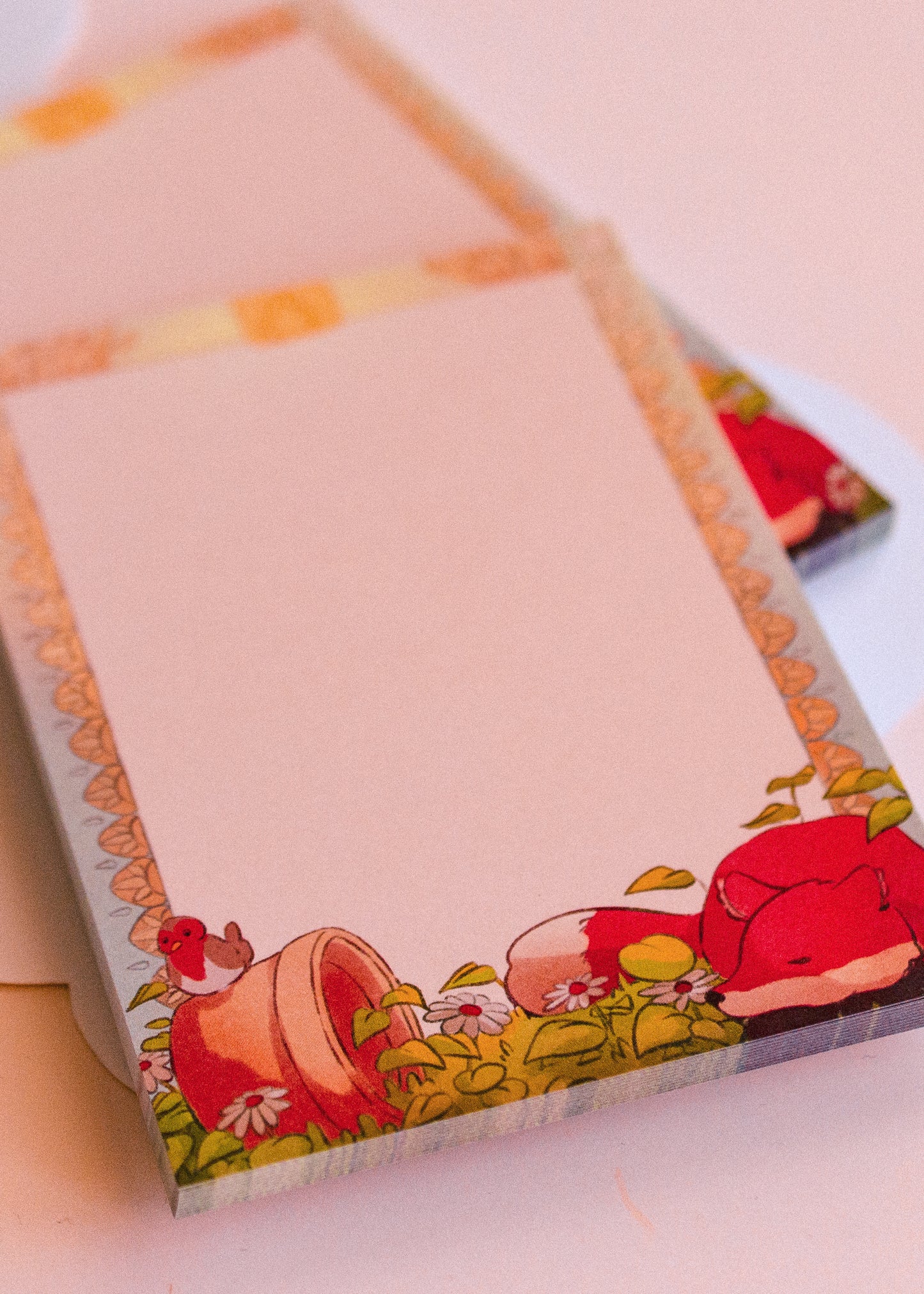 A6 notepad - Fox in the plants