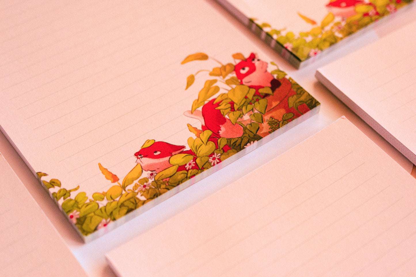 A5 notepad - Fox in the plants
