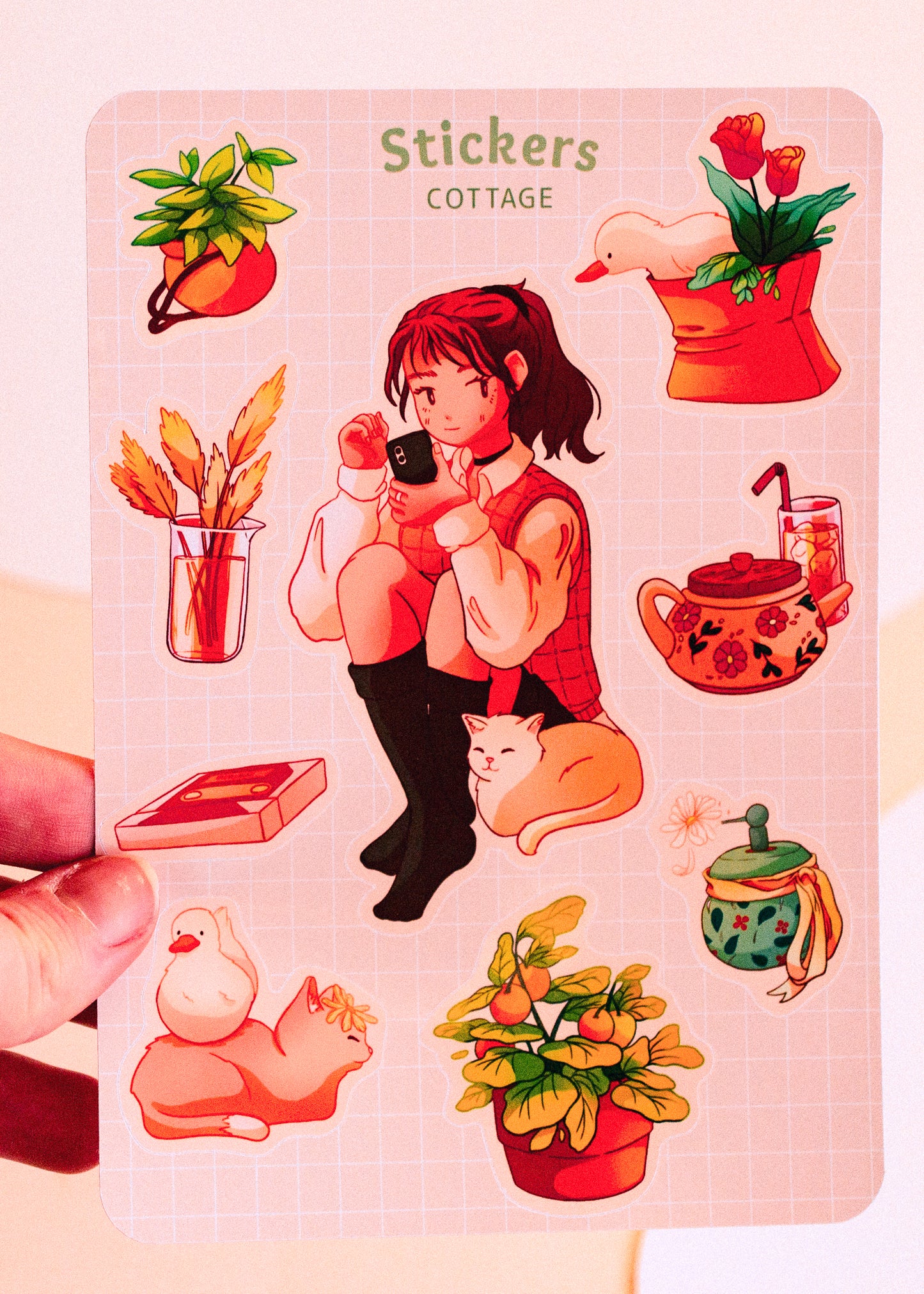 Sticker sheet - Cottage