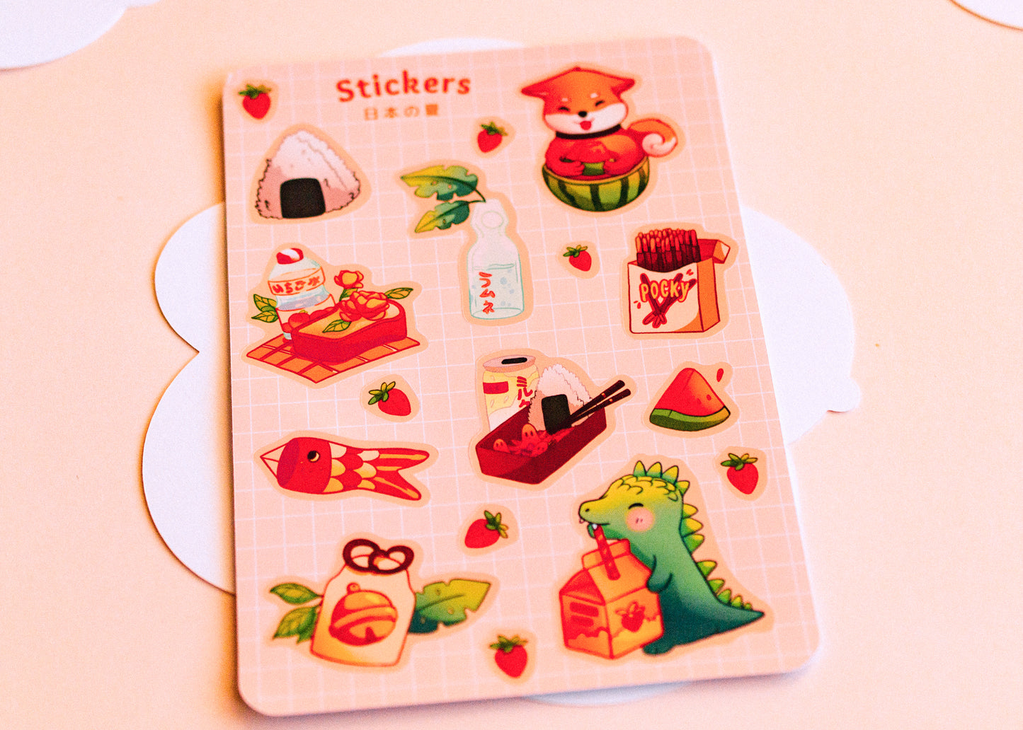 Sticker sheet - Japanese summer