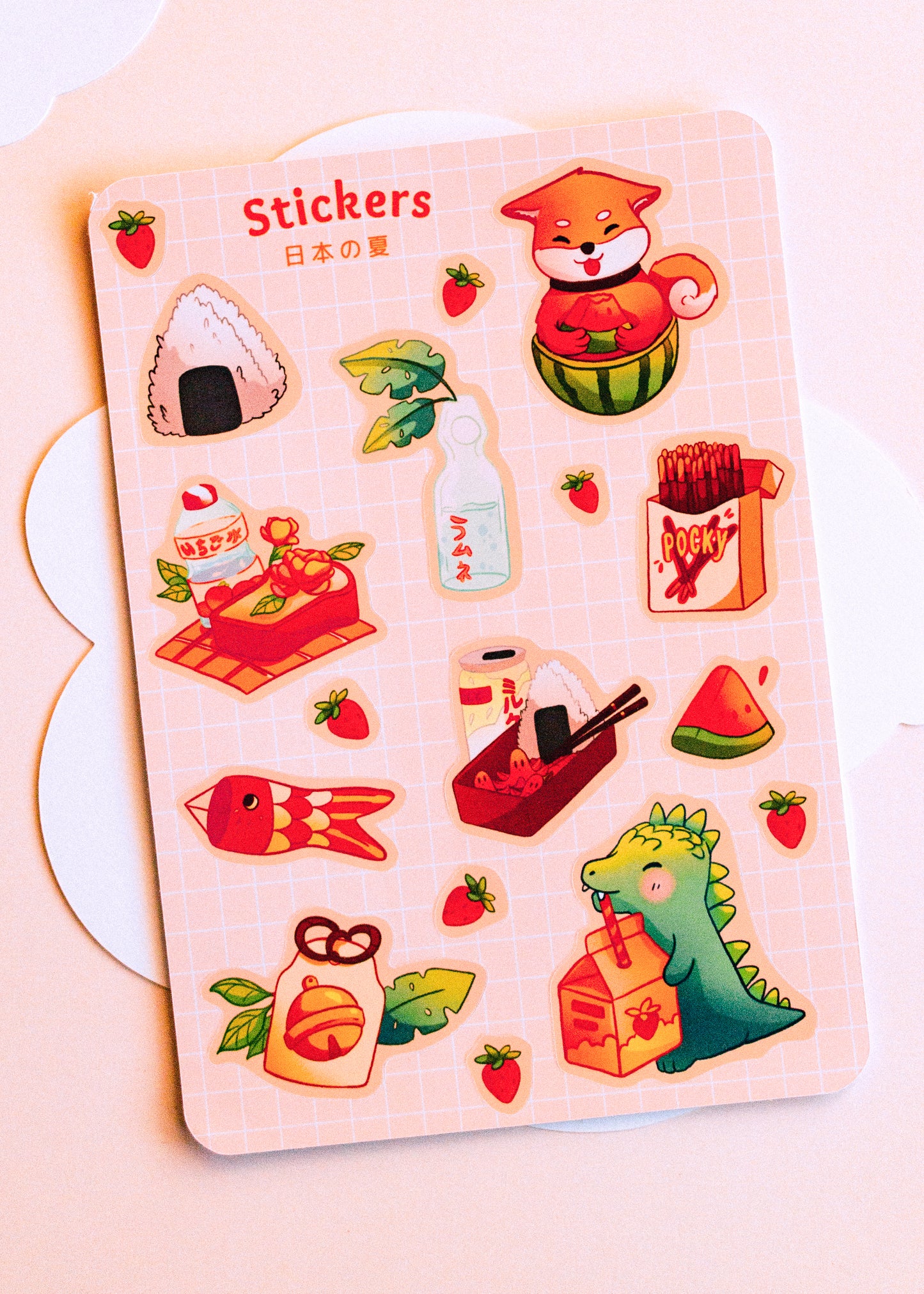Sticker sheet - Japanese summer