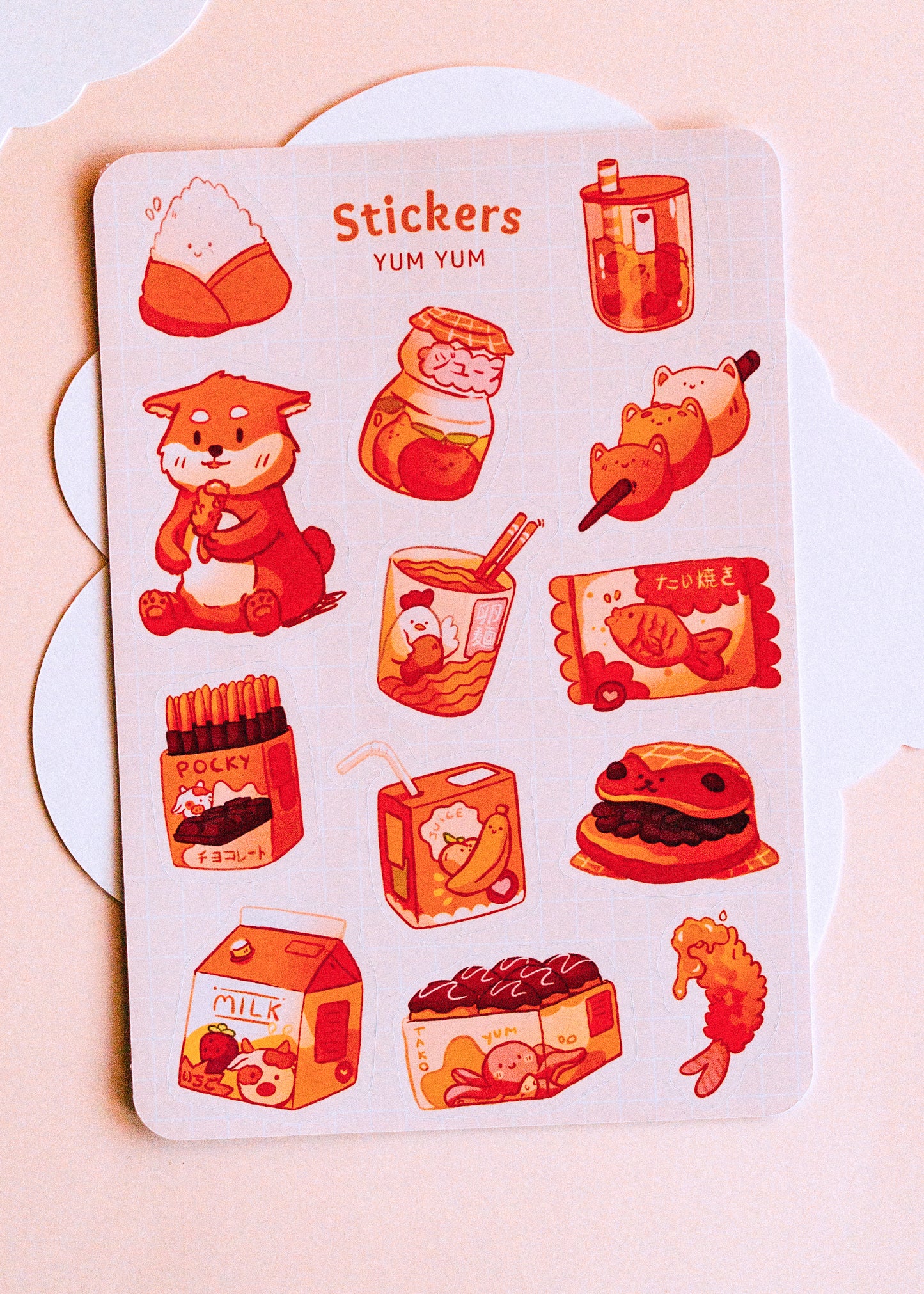 Sticker sheet - Yumyum