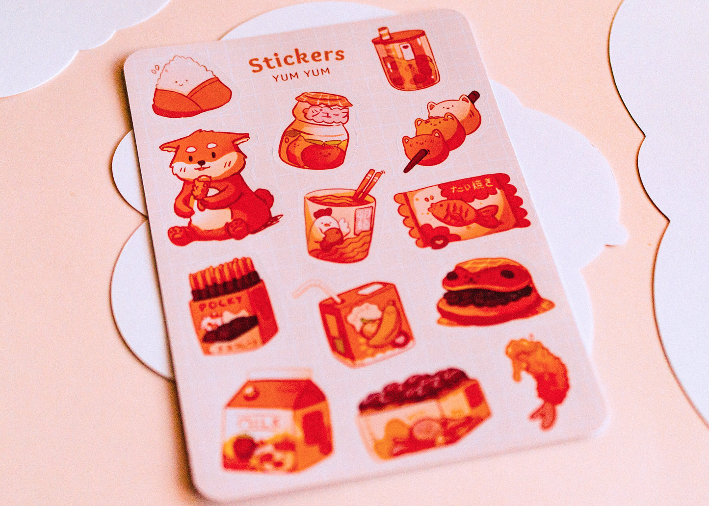 Sticker sheet - Yumyum
