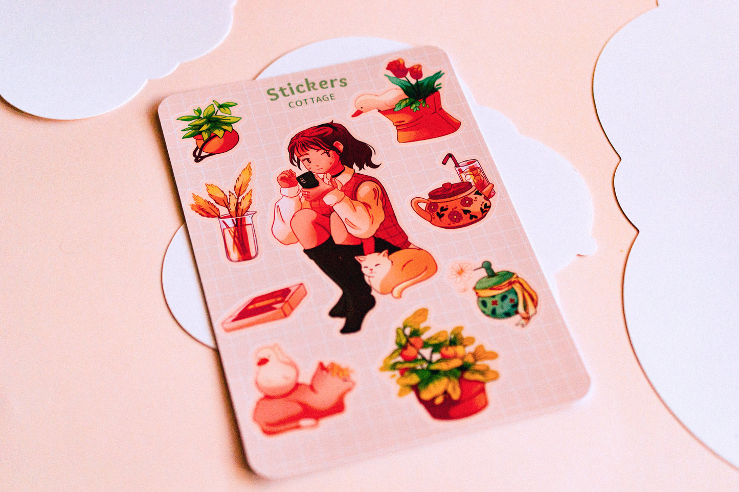 Sticker sheet - Cottage