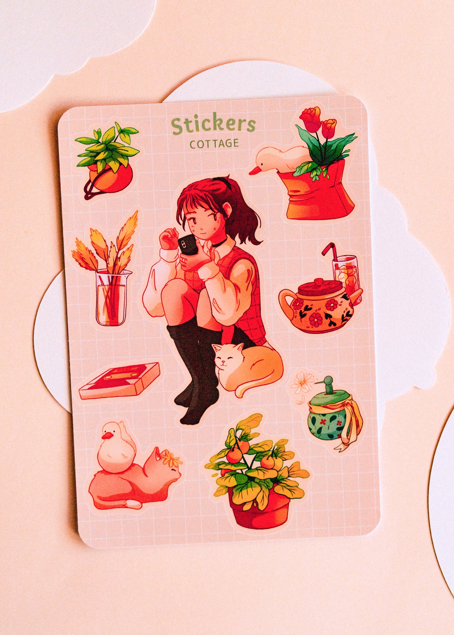 Sticker sheet - Cottage