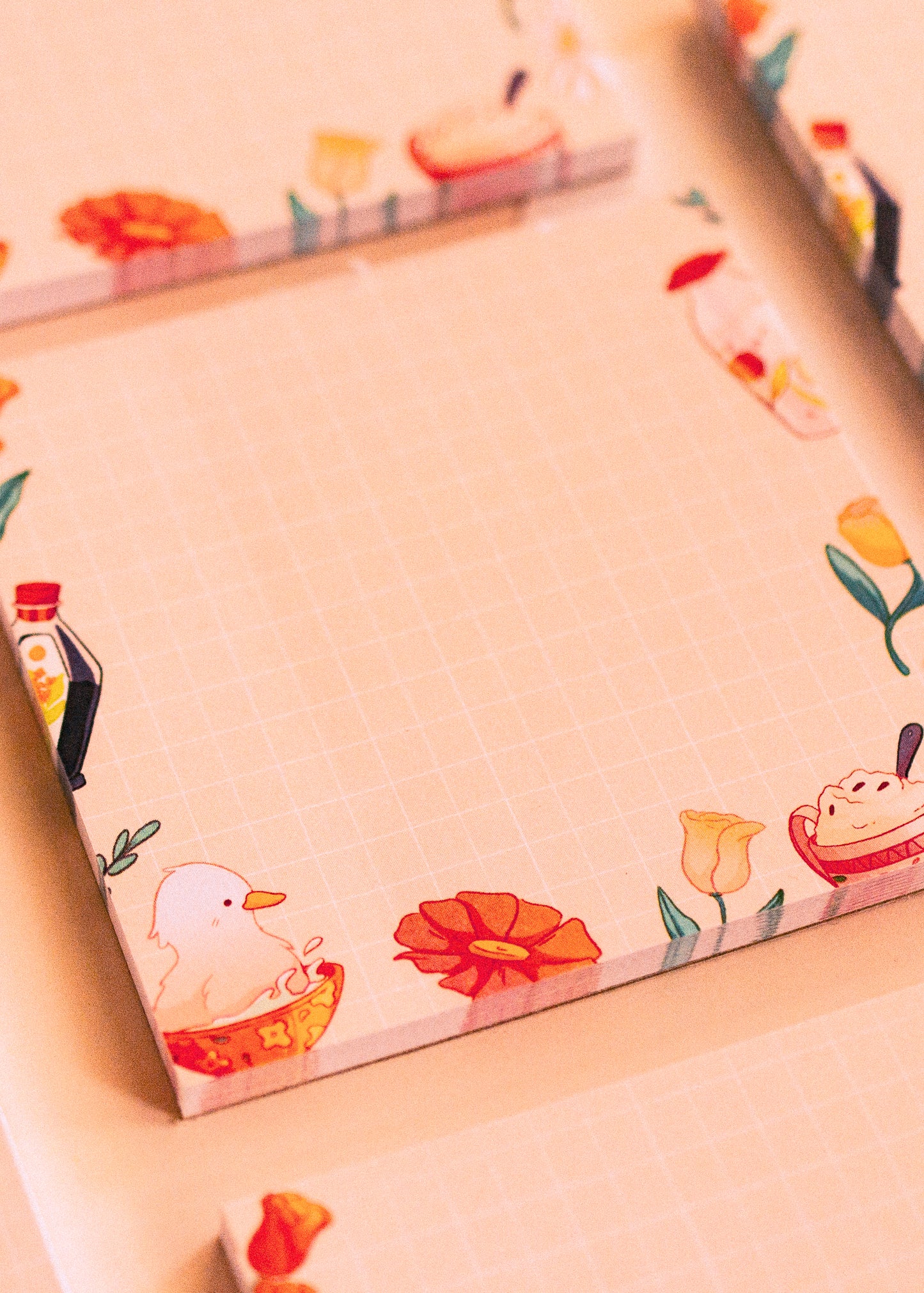 Square notepad - Cottage